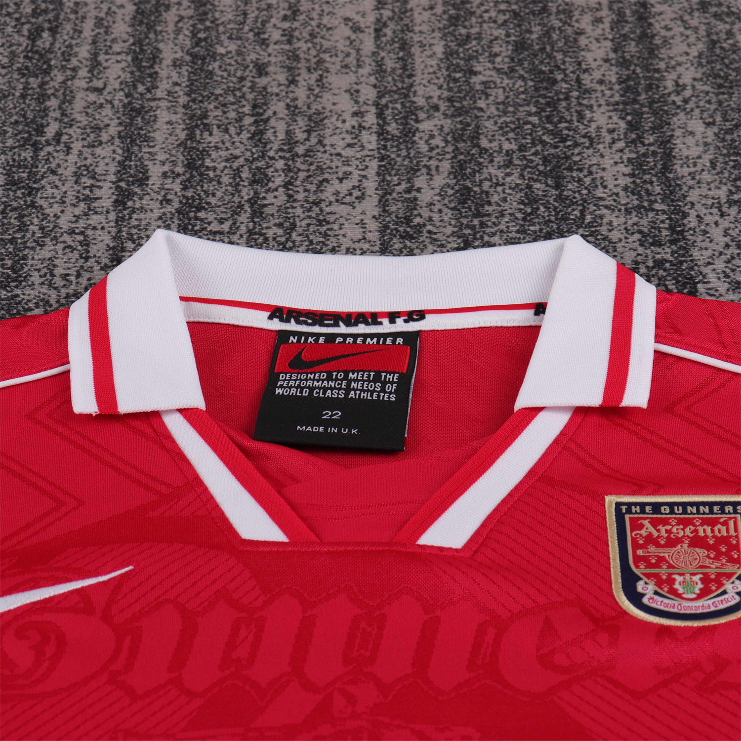 TKH-turbokithub-Retro Arsenal 1996-97 Home Kids Kit
