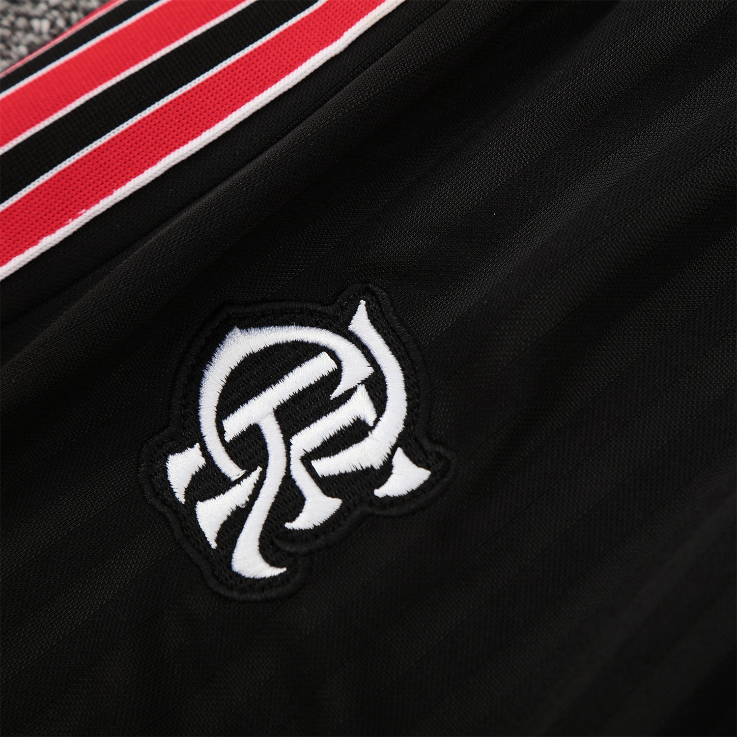 TKH-turbokithub-Flamengo 25-26 Short-Sleeve Training Set - Red Top & Black Shorts