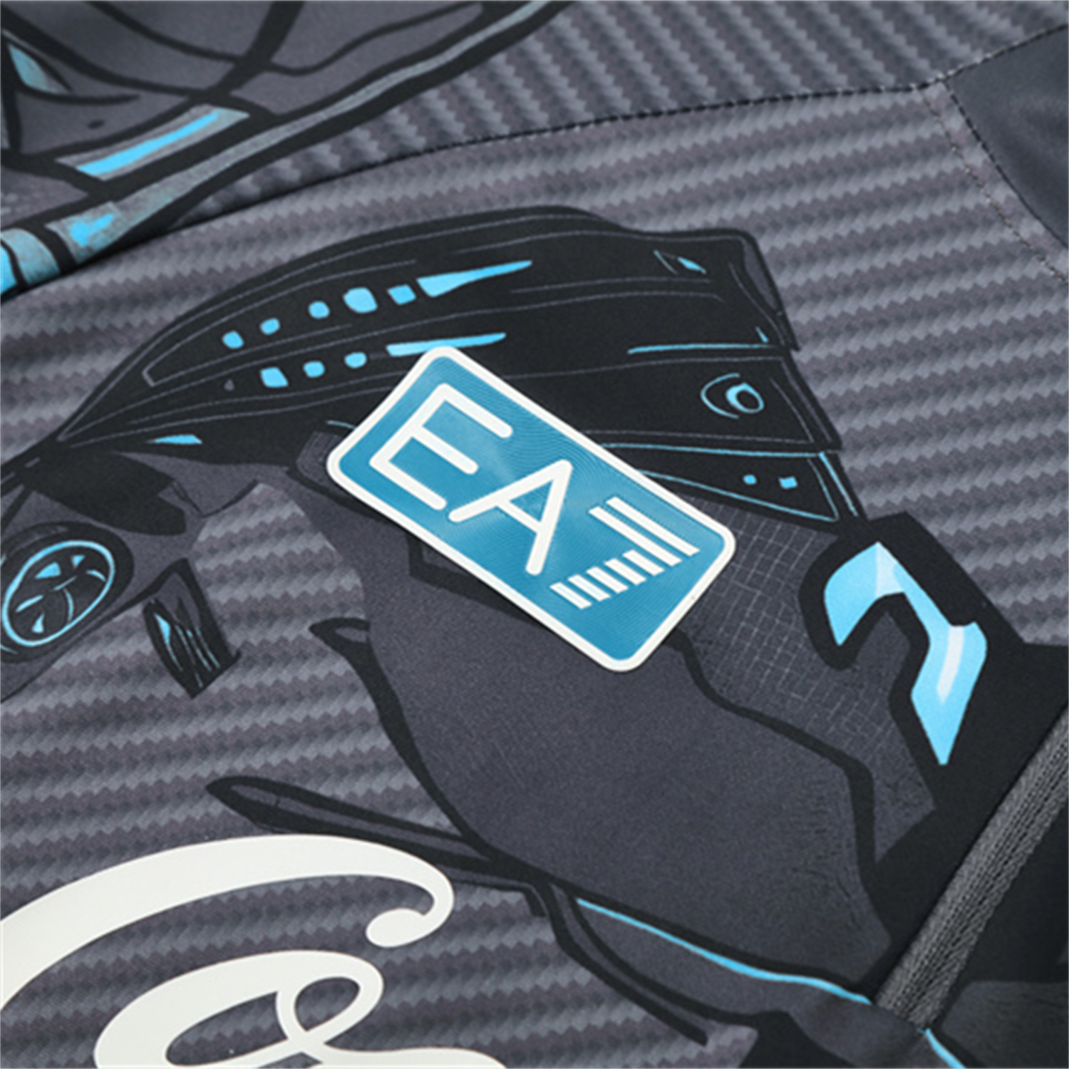 TKH-turbokithub-Napoli 25-26 Kids Long Sleeve Training Set - Gray Mecha Top & Black Pants