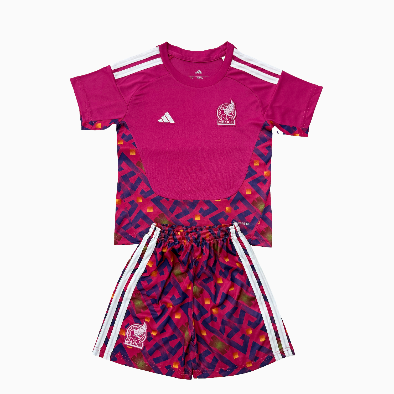 TKH-turbokithub-Mexico 2026 Goalkeeper Pink Men's Adult Jersey Set - Fans Version
