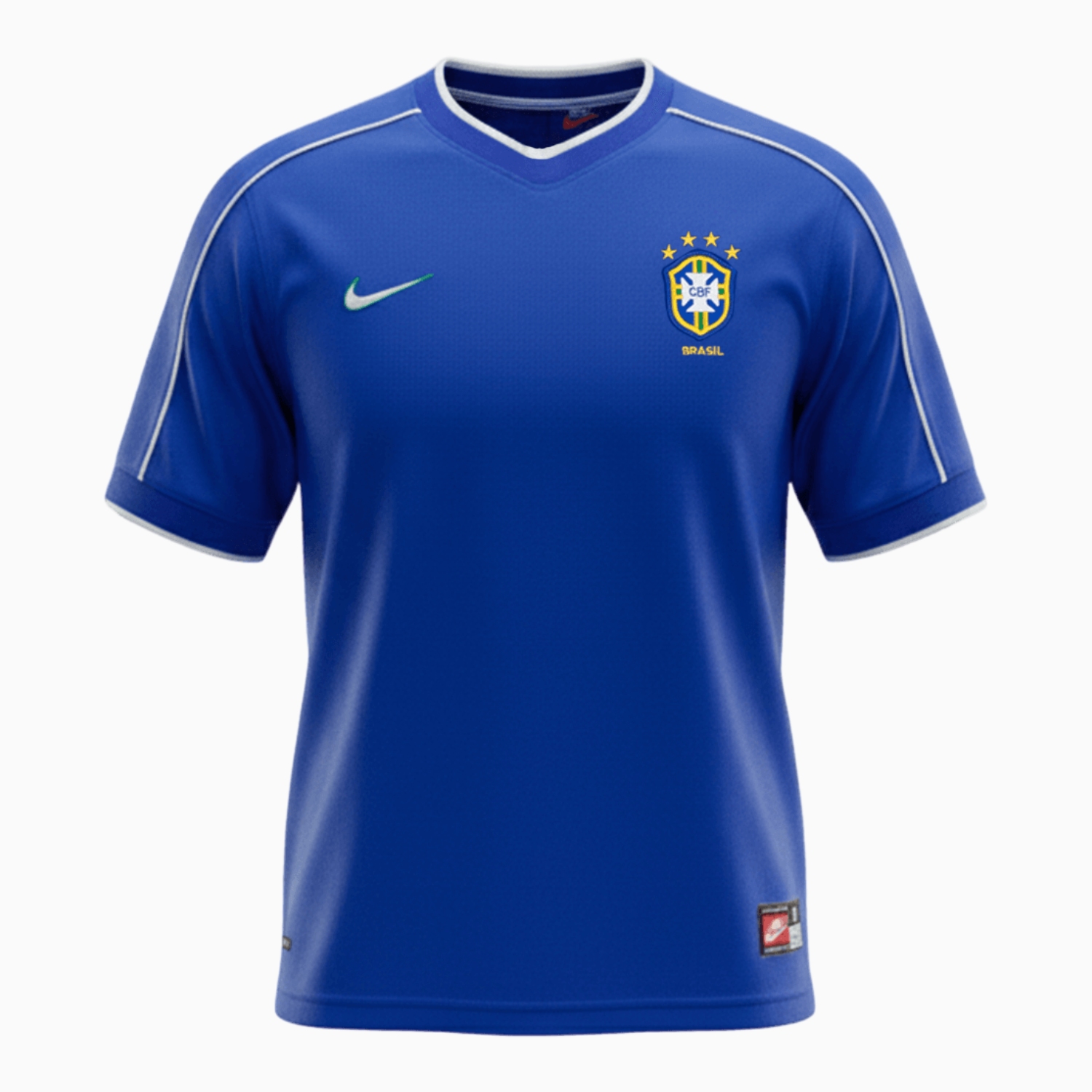 TKH-turbokithub-Retro Brazil 1998 Away Stadium Jersey