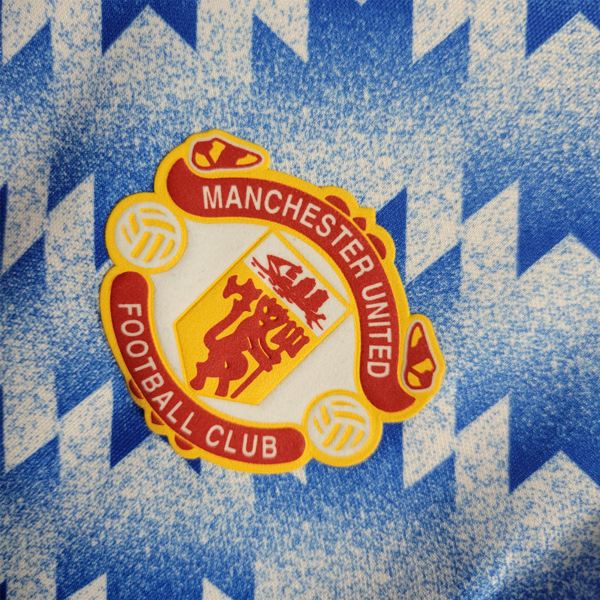 TKH-turbokithub-Retro Manchester United 90-92 Away Long Sleeve Jersey