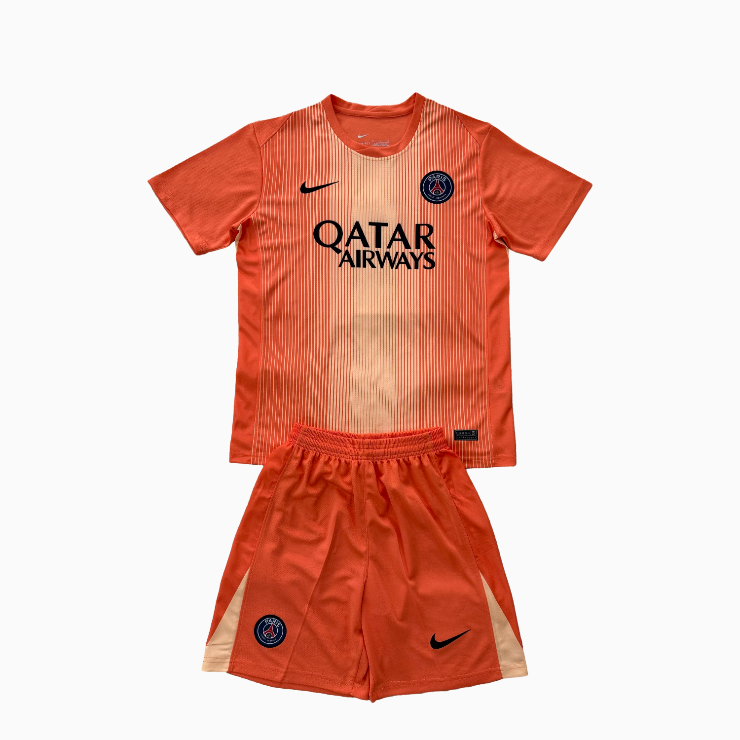 TKH-turbokithub-Paris Saint-Germain PSG 25-26 Orange Goalkeeper Men's Adult Jersey Set - Fans Version