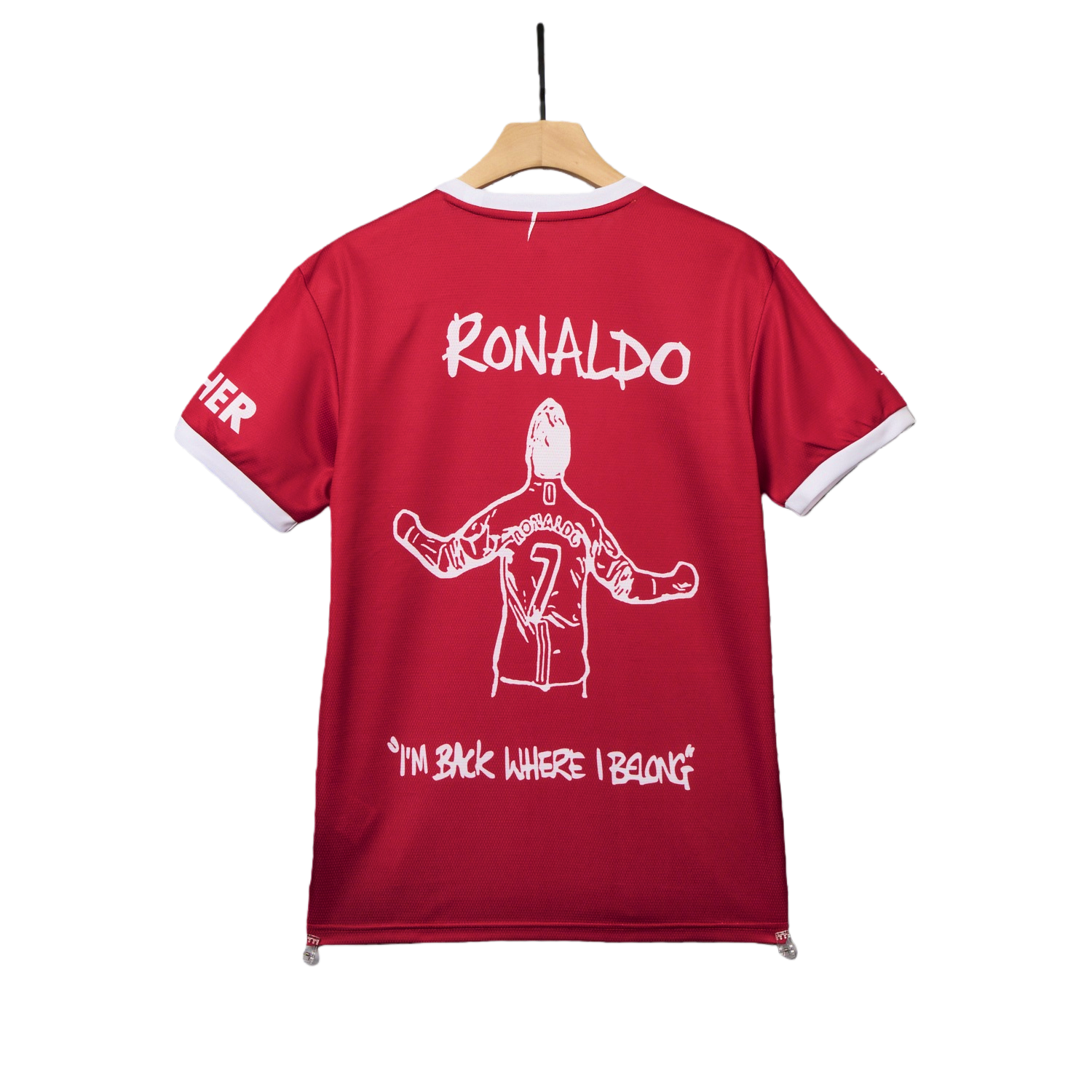 TKH-turbokithub-Retro Manchester United 21-22 Home Ronaldo Graffiti Edition Special Edition Jersey