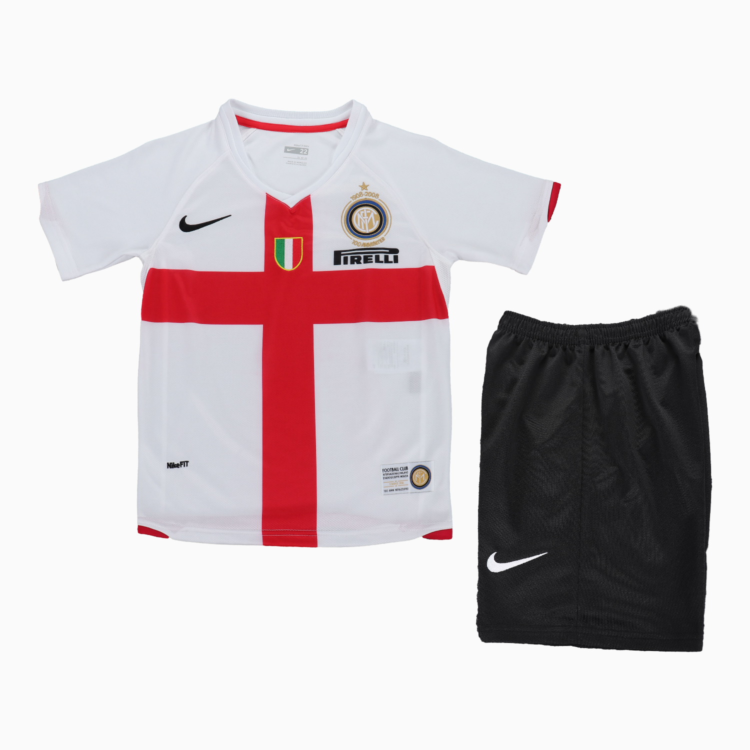 TKH-turbokithub-Retro Inter Milan 2007-08 Away Kids Kit