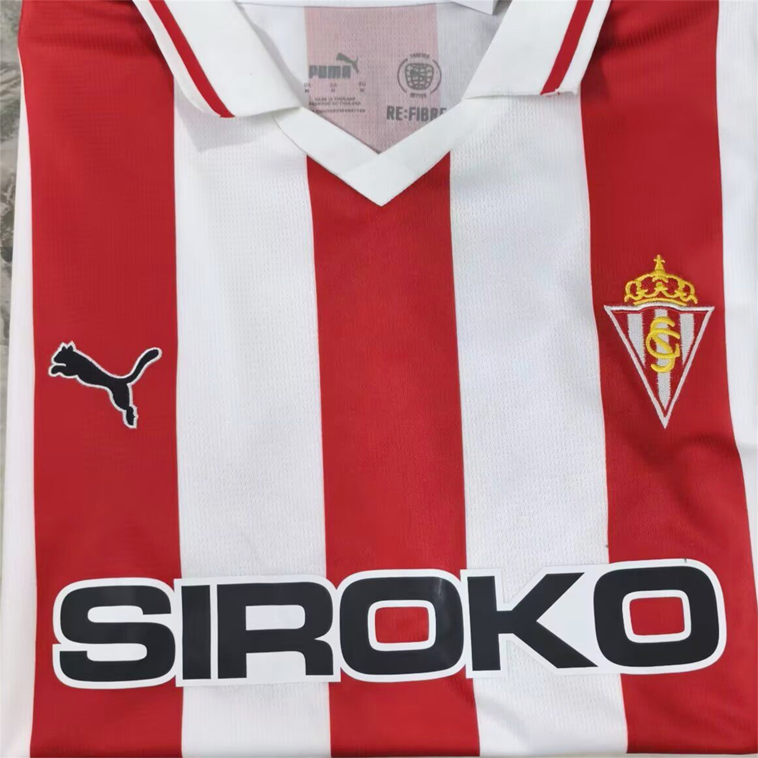 TKH-turbokithub-Sporting Gijon 25-26 Home Jersey - Fans Version