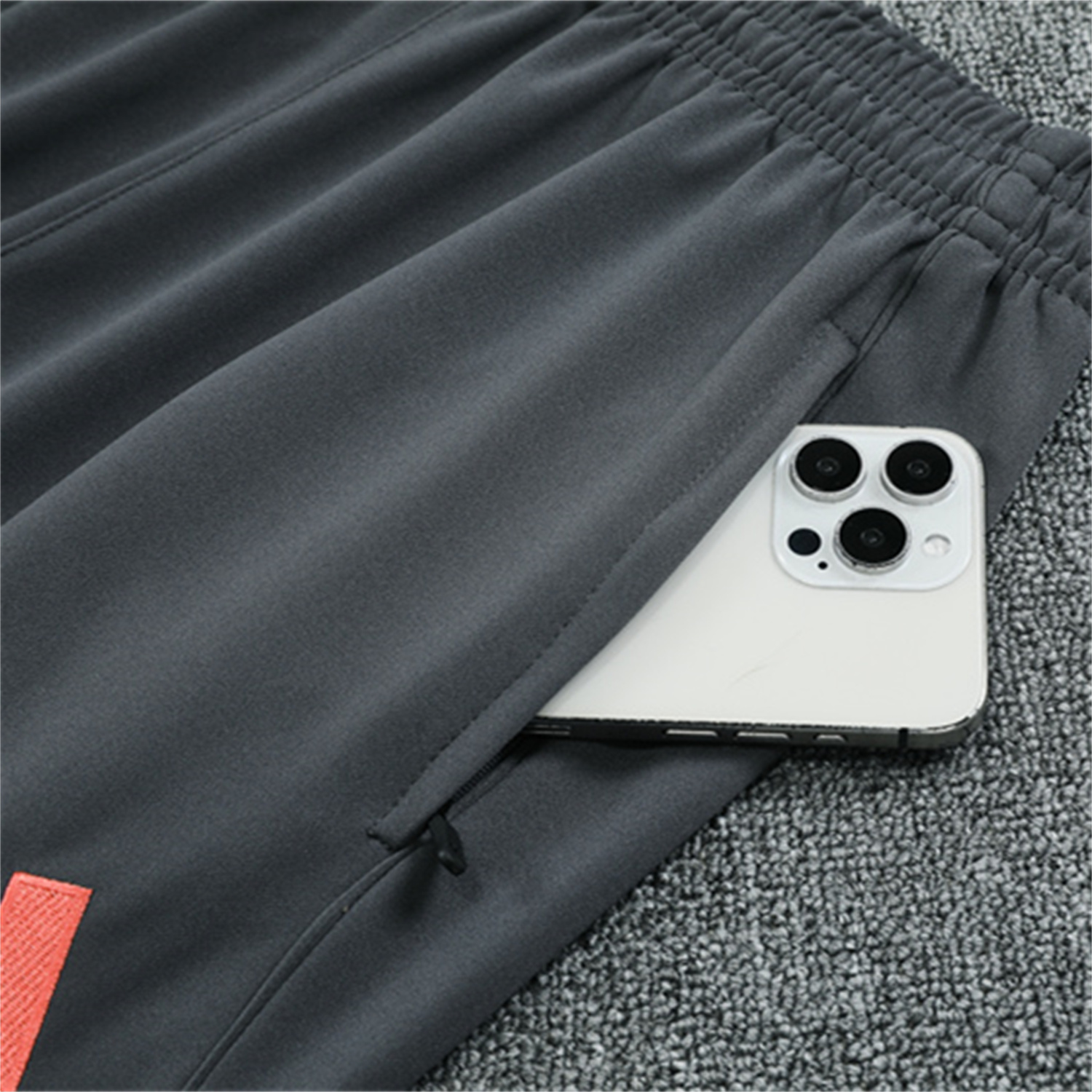 TKH-turbokithub-Bayern Munich 25-26 Kid Long Sleeves Training Set - Orange Top & Gray Pants