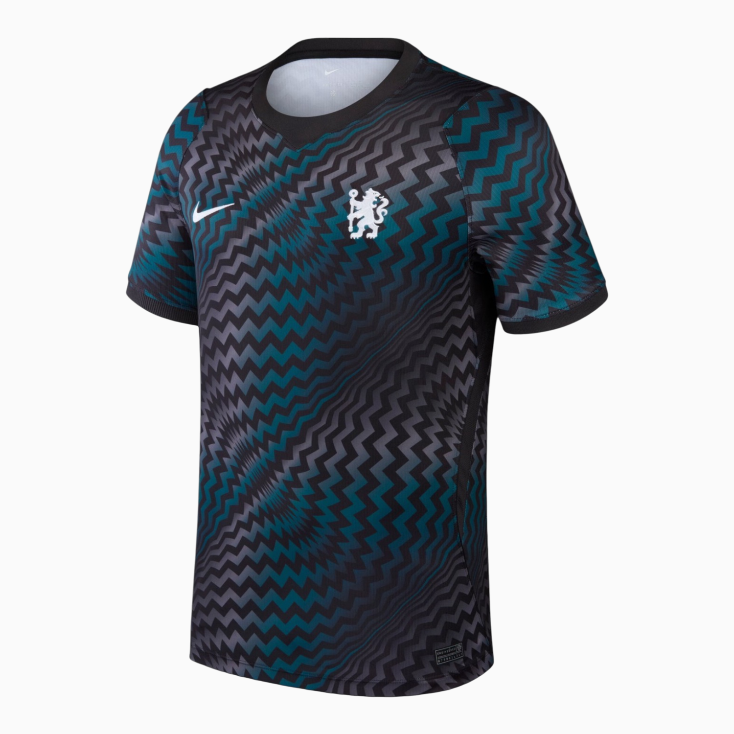 TKH-turbokithub-C.H.E.L.S.E.A 26-27 Teal Wave Print Goalkeeper Jersey