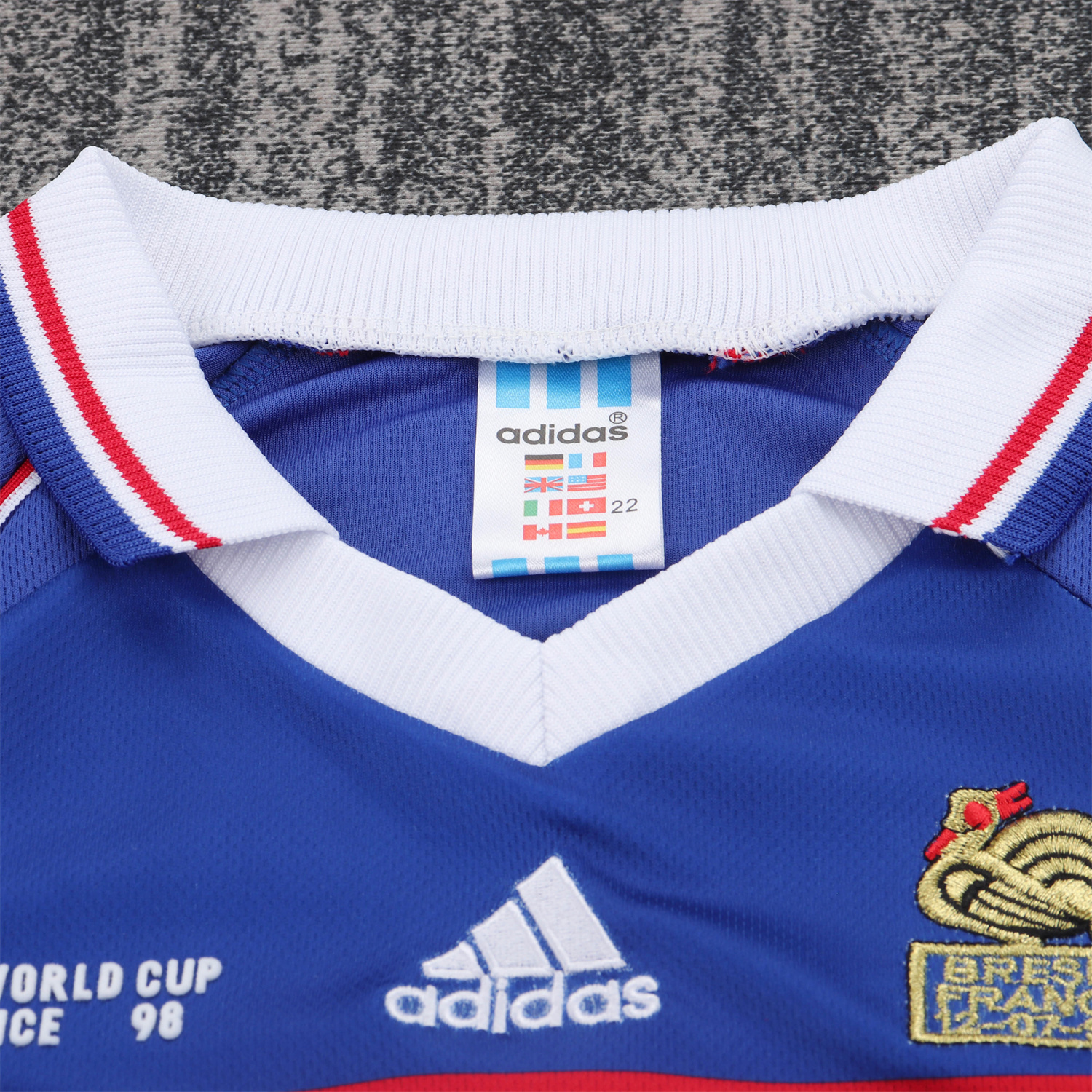 TKH-turbokithub-Retro France 1998 Home Long Sleeves Kids Kit