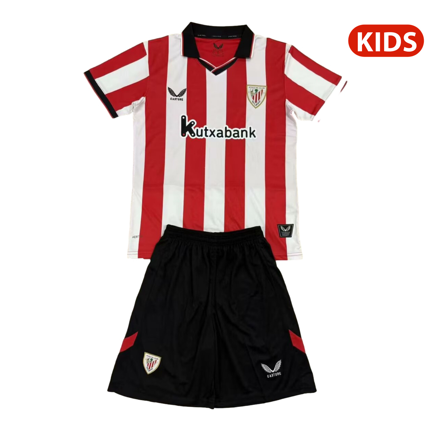 TKH-turbokithub-Athletic Bilbao 25-26 Home Kids Kit