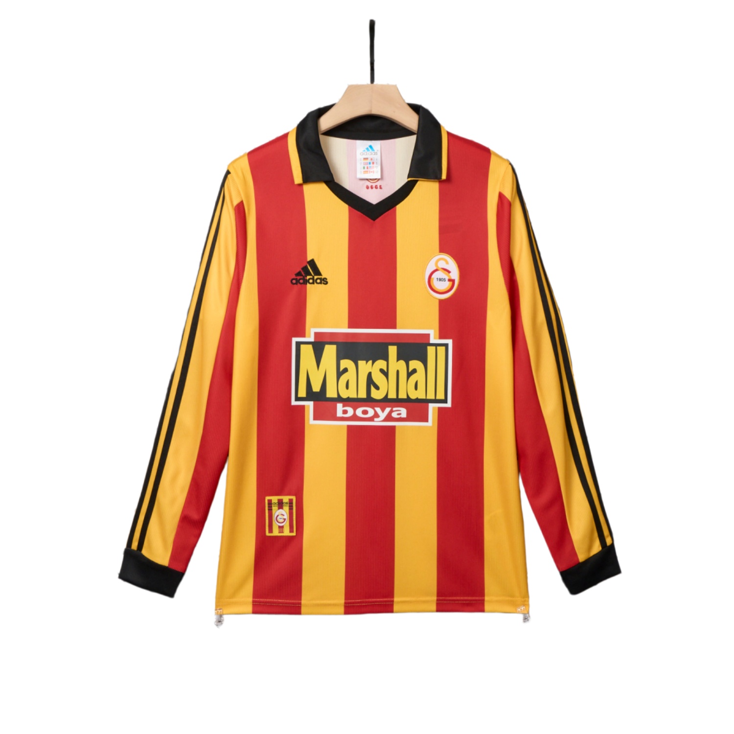 TKH-turbokithub-Retro Galatasaray 1999-00 Home Long Sleeves Jersey