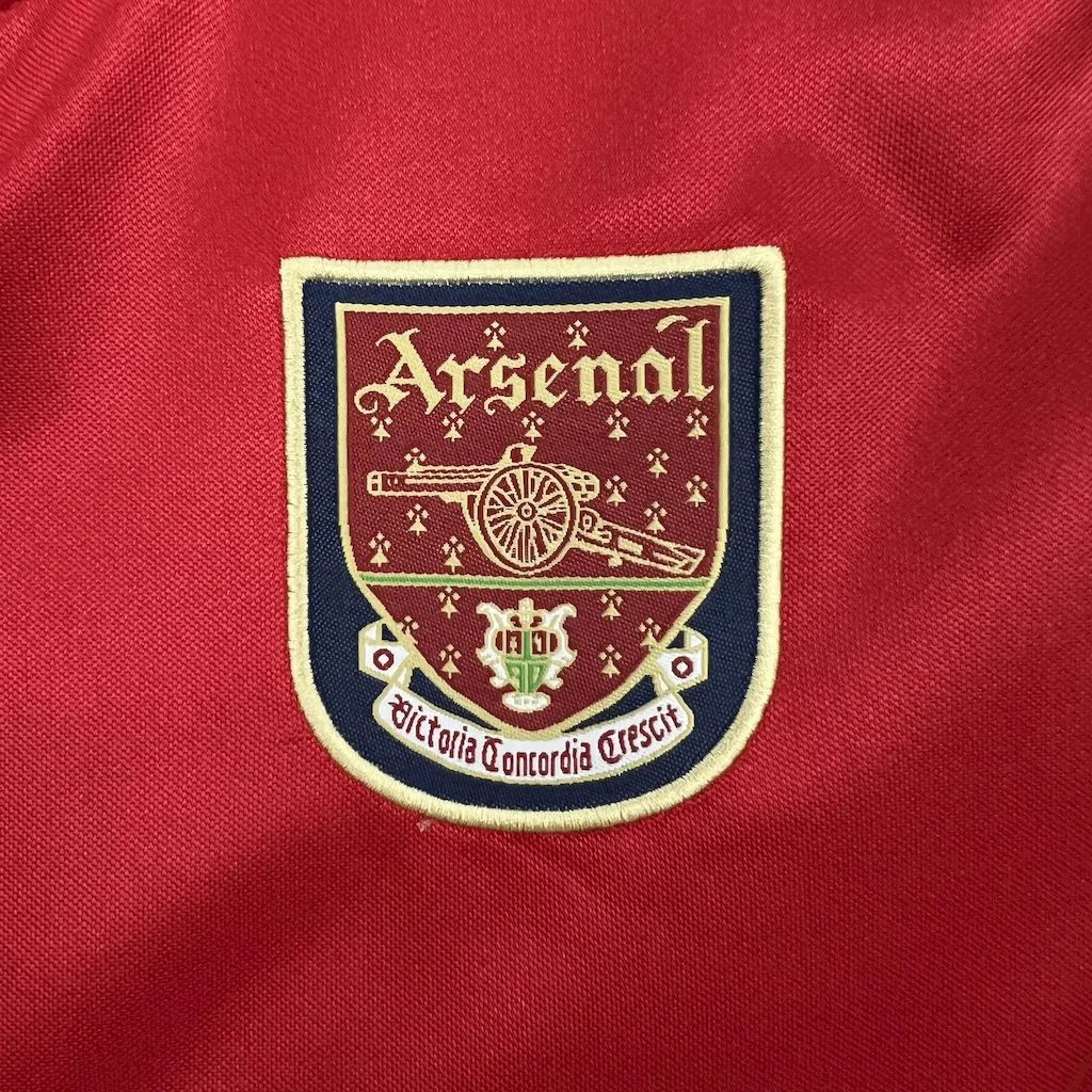TKH-turbokithub-Retro Arsenal 2001-02 Home Long Sleeves Jersey