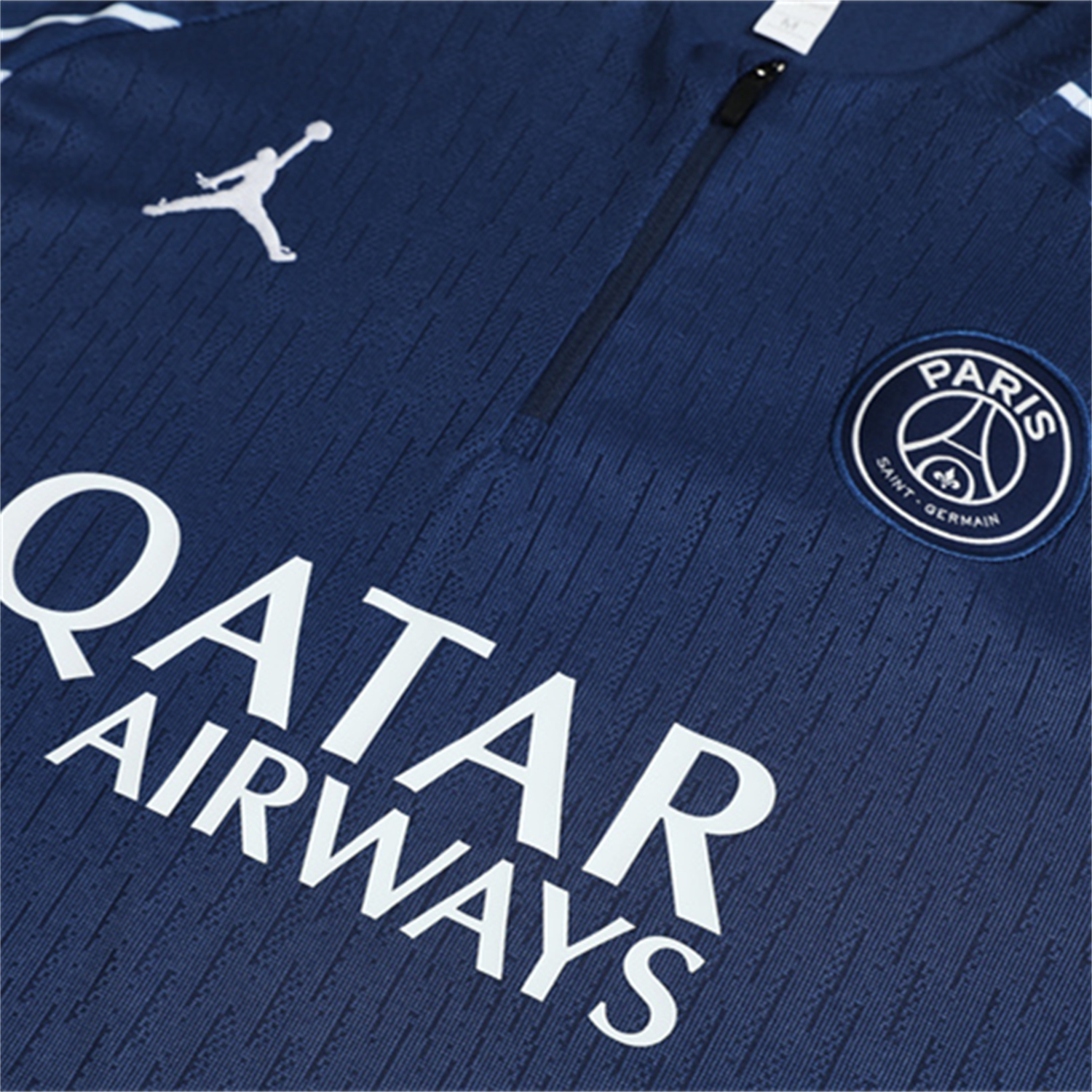 TKH-turbokithub-Paris Saint-Germain PSG 25-26 Long Sleeve Training Set - JD White Wing Royal Blue Top and Pants