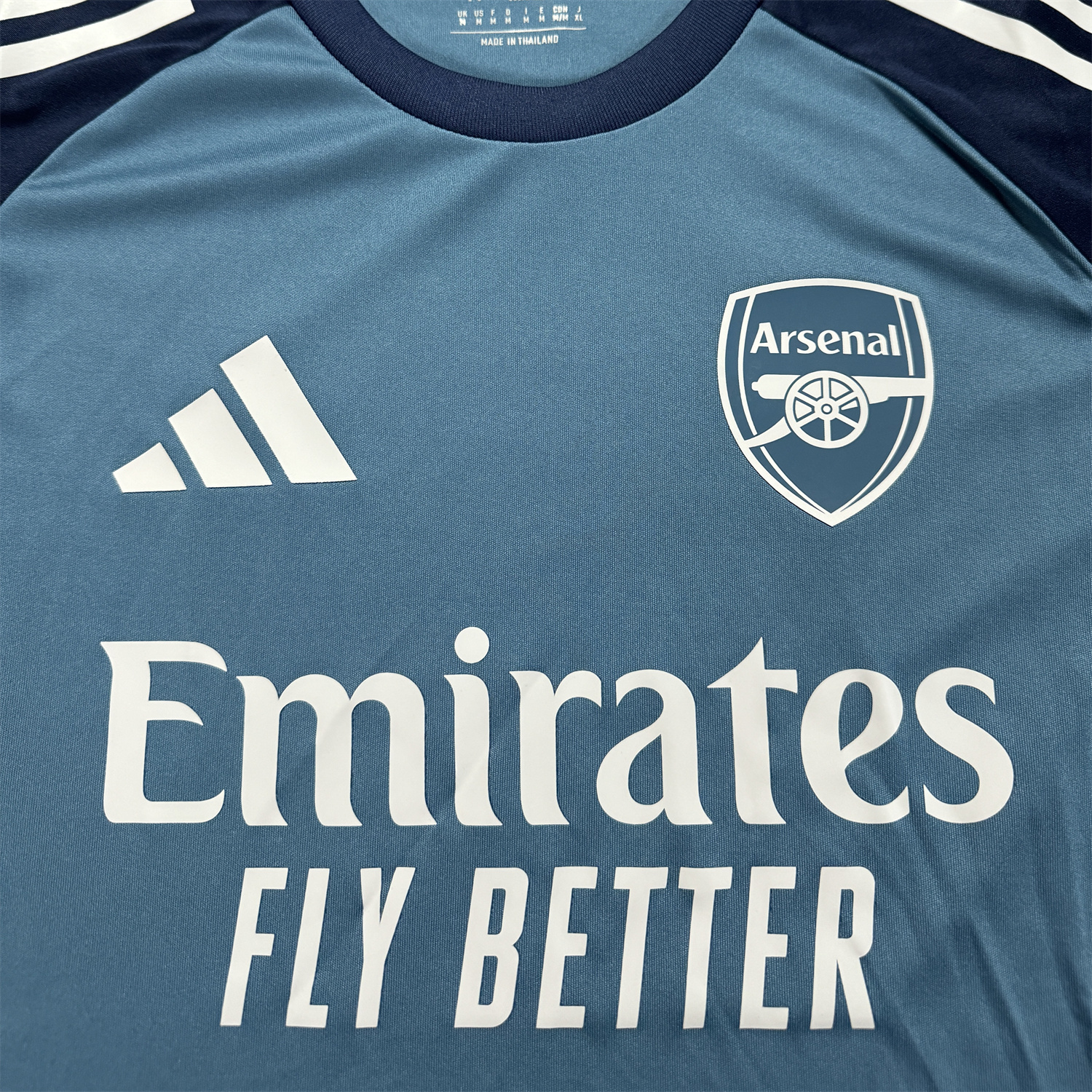 TKH-turbokithub-Arsenal 25-26 Blue Grey Training Jersey - Fans Version