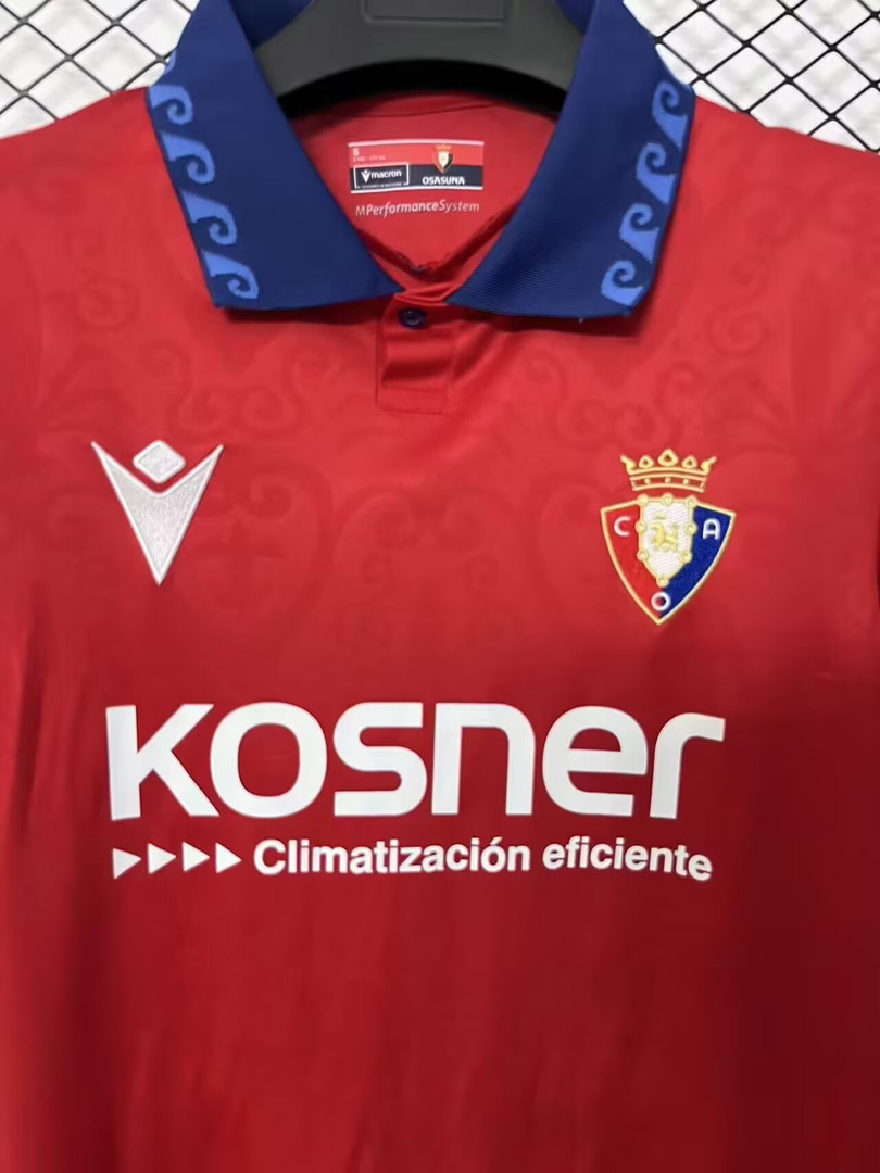 TKH-turbokithub-Osasuna 26-27 Home Jersey - Fans Version