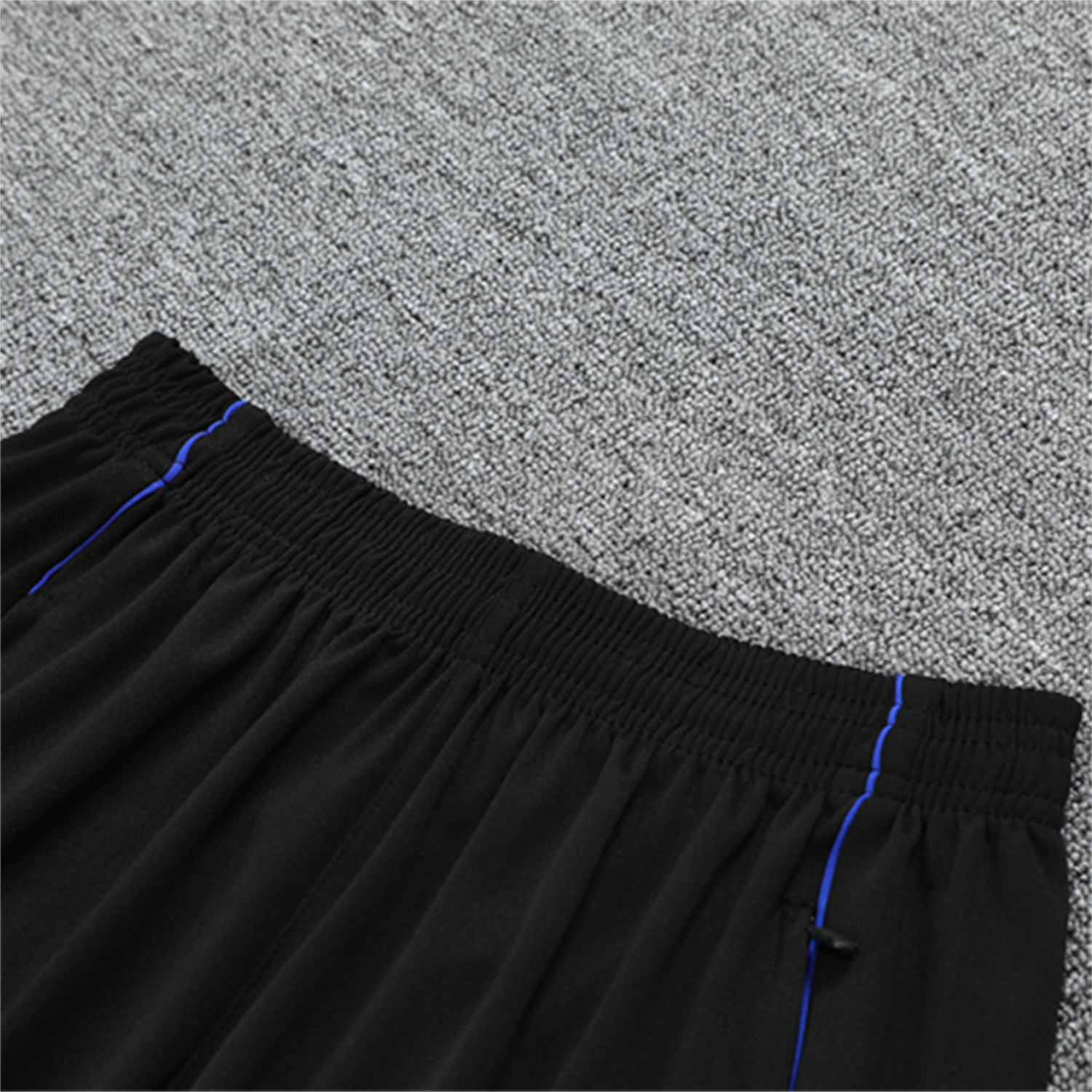 TKH-turbokithub-Real Madrid 25-26 Kids Long Sleeve Training Set - White Loong Black Blue Top and Black Pants