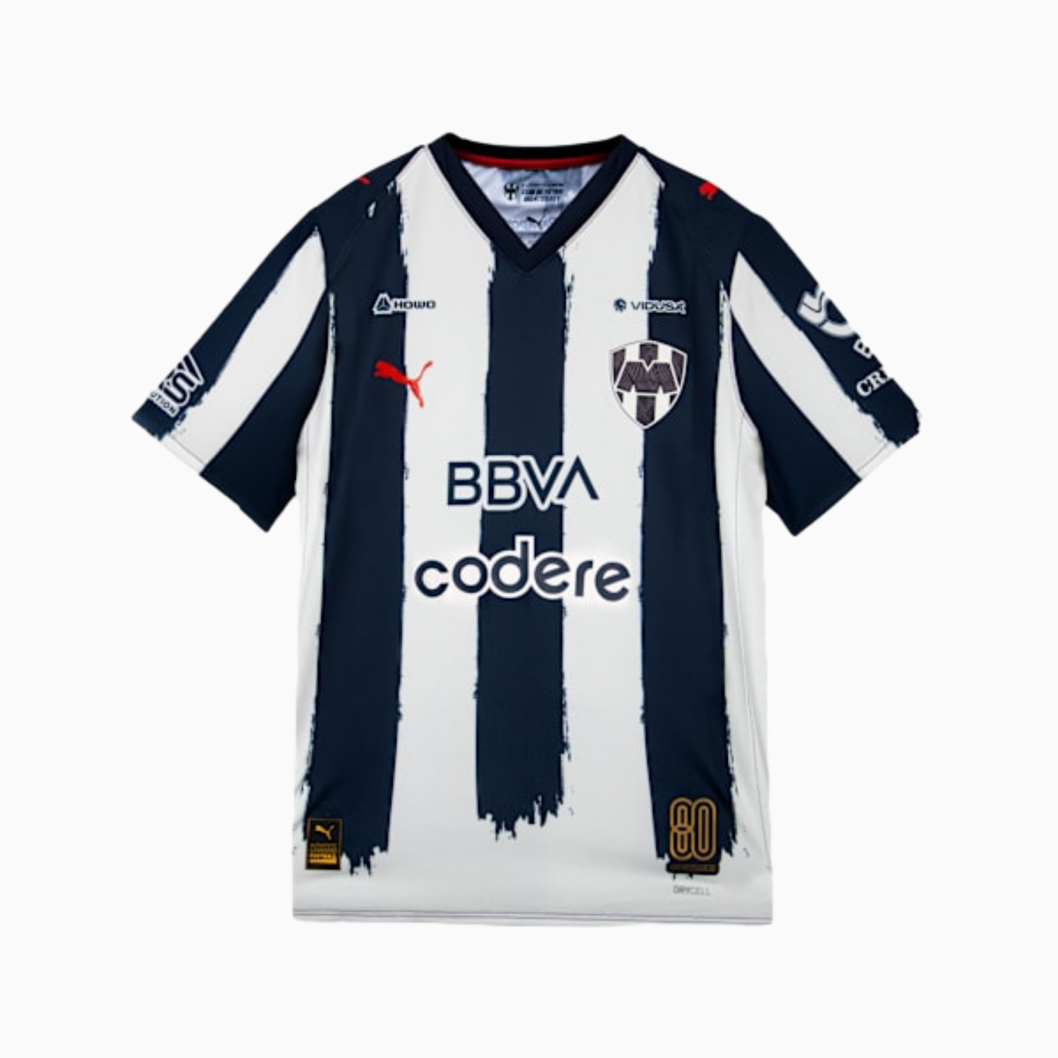 TKH-turbokithub-Rayados Monterrey 25-26 Home Stripes Jersey - Fans Version