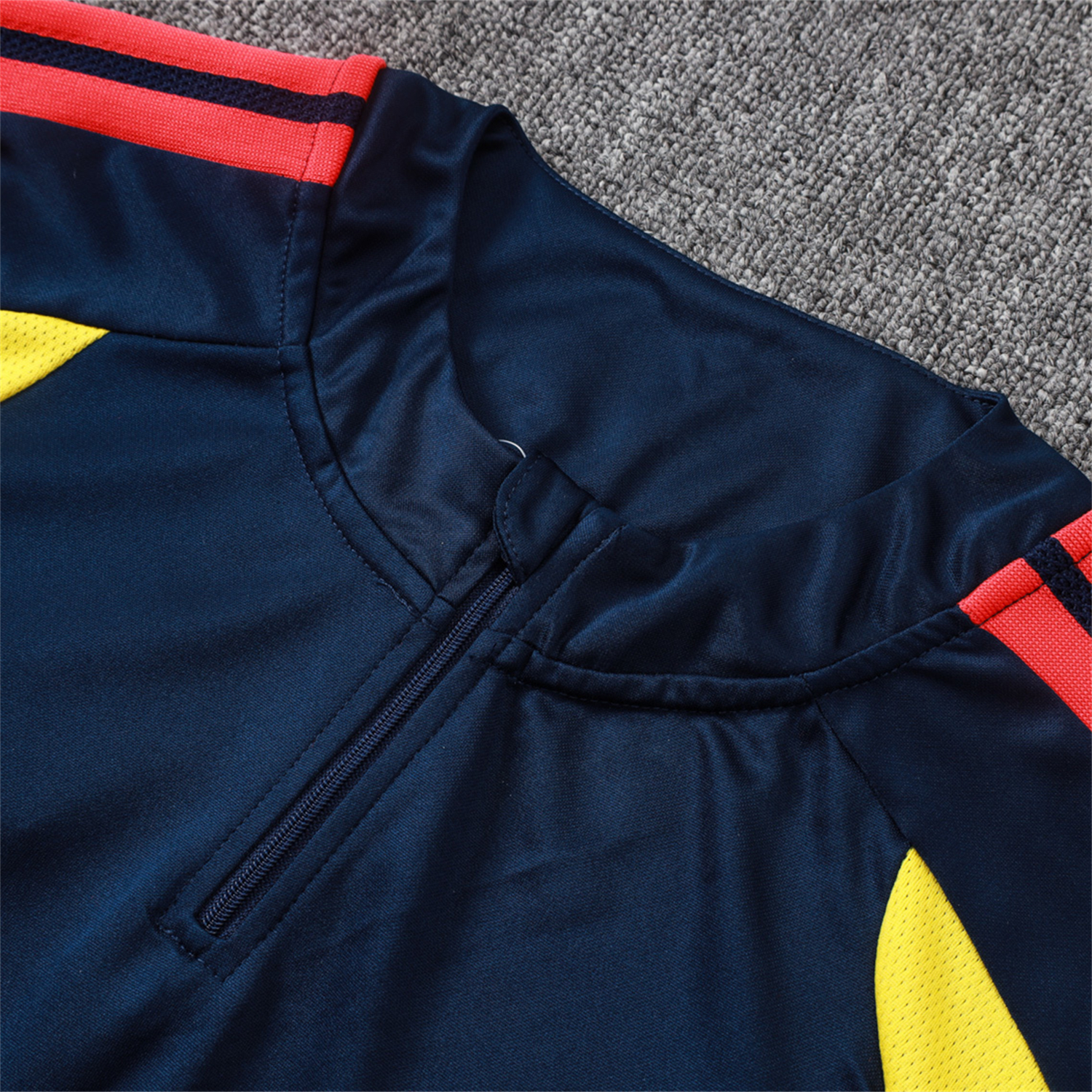 TKH-turbokithub-Colombia 2026 Long Sleeve Training Set - Black Top & Black Pants