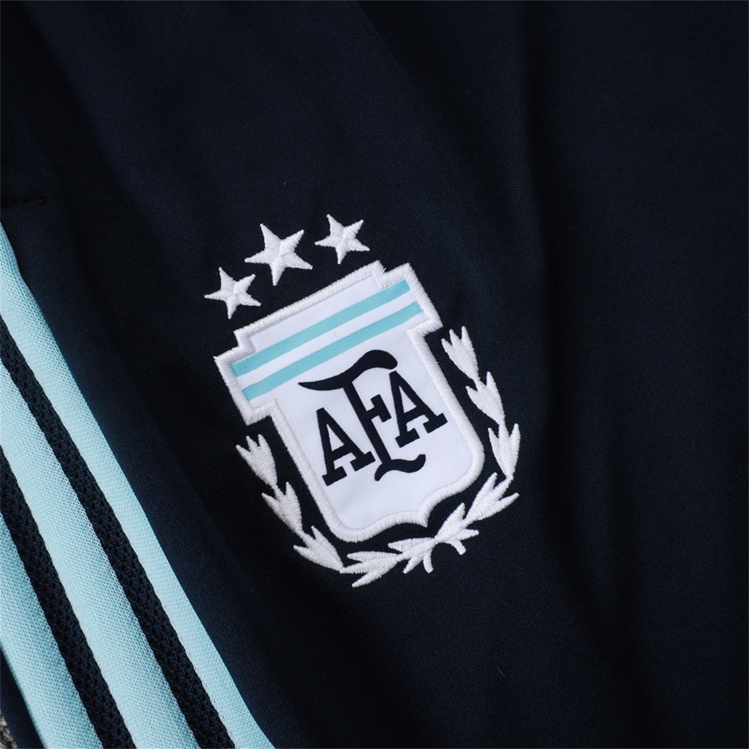 TKH-turbokithub-Argentina 25-26 Windbreaker Training Set - Light Blue Top and Black Pants