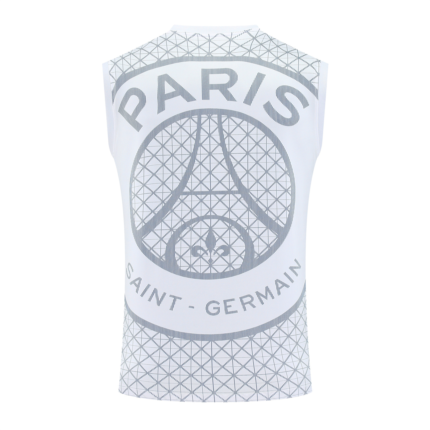 TKH-turbokithub-Paris Saint-Germain PSG 25-26 Vest Training Set - White Vest & Deep Blue Shorts