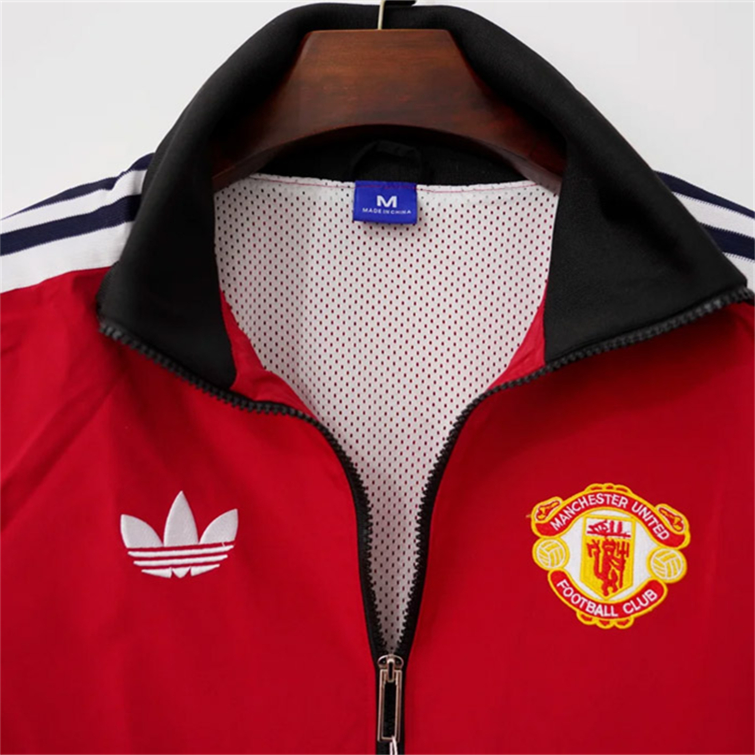 TKH-turbokithub-Retro Manchester United 24-25 Windbreaker Jacket - Red