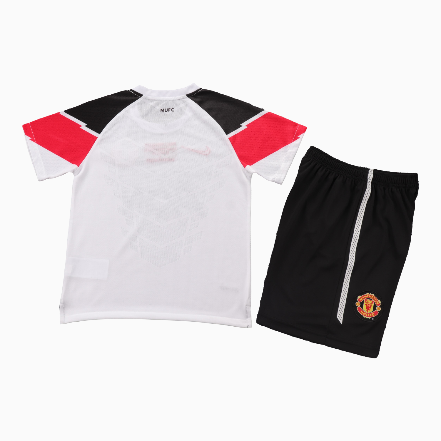 TKH-turbokithub-Retro Manchester United 2010-11 Away Kids Kit - Champions League Version