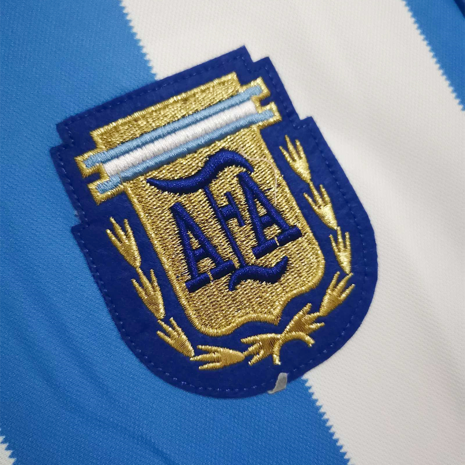TKH-turbokithub-Retro Argentina 1986 Home Stadium Long Sleeve Jersey