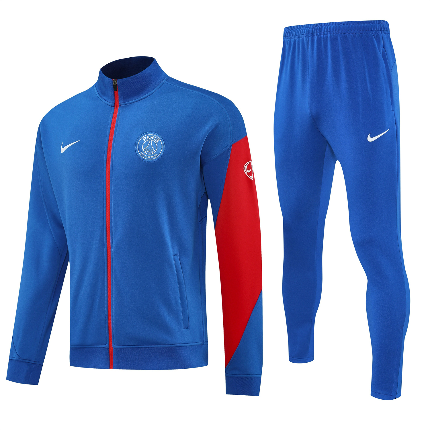 TKH-turbokithub-Paris Saint-Germain PSG 25-26 Jacket Training Tracksuit - Blue Jackets & Blue Pants