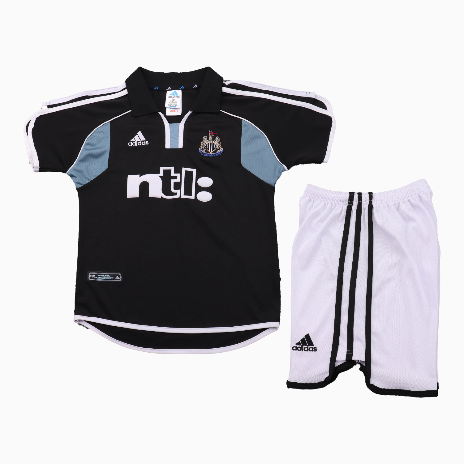 TKH-turbokithub-Retro Newcastle United 2000-01 Away Kids Kit