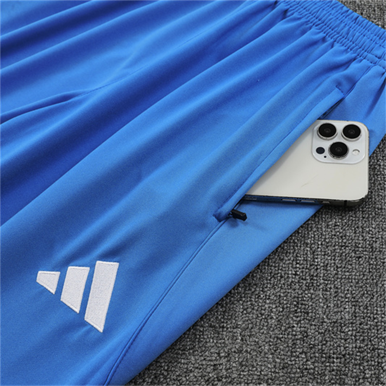 TKH-turbokithub-Real Madrid 25-26 Kids Long Sleeve Training Set - Bright Blue Top & Pants