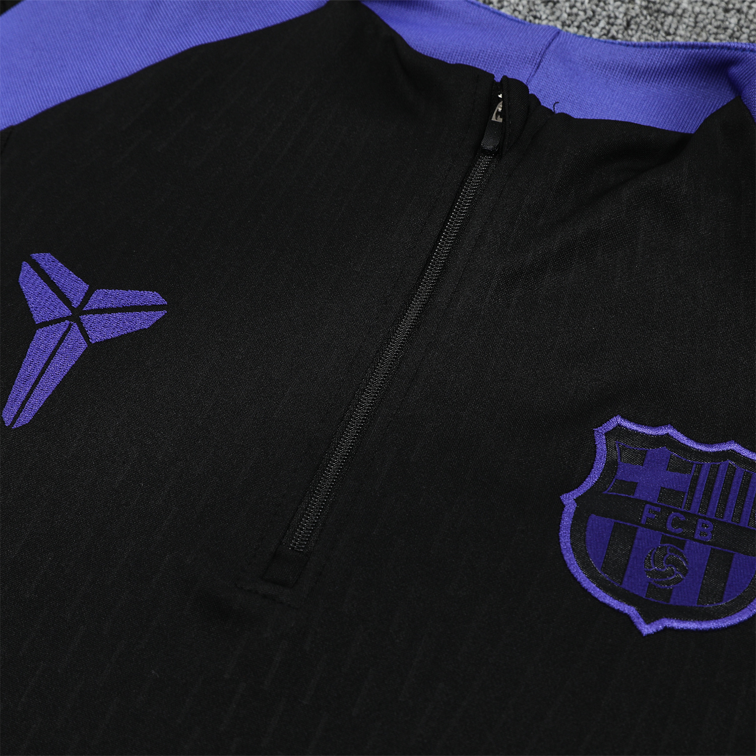 TKH-turbokithub-Barcelona 25-26 Long Sleeve Training Set - Black Top and Black Pants