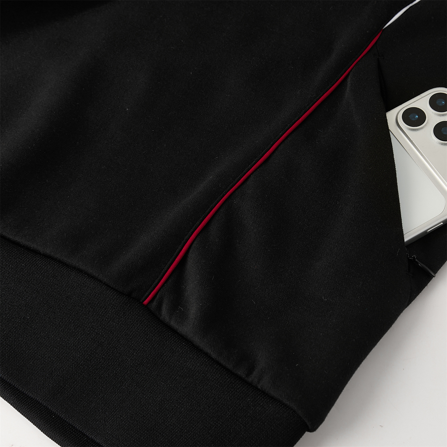 TKH-turbokithub-Liver.pool 25-26 Hooded Windbreaker Training Set - Black Top & Black Pants