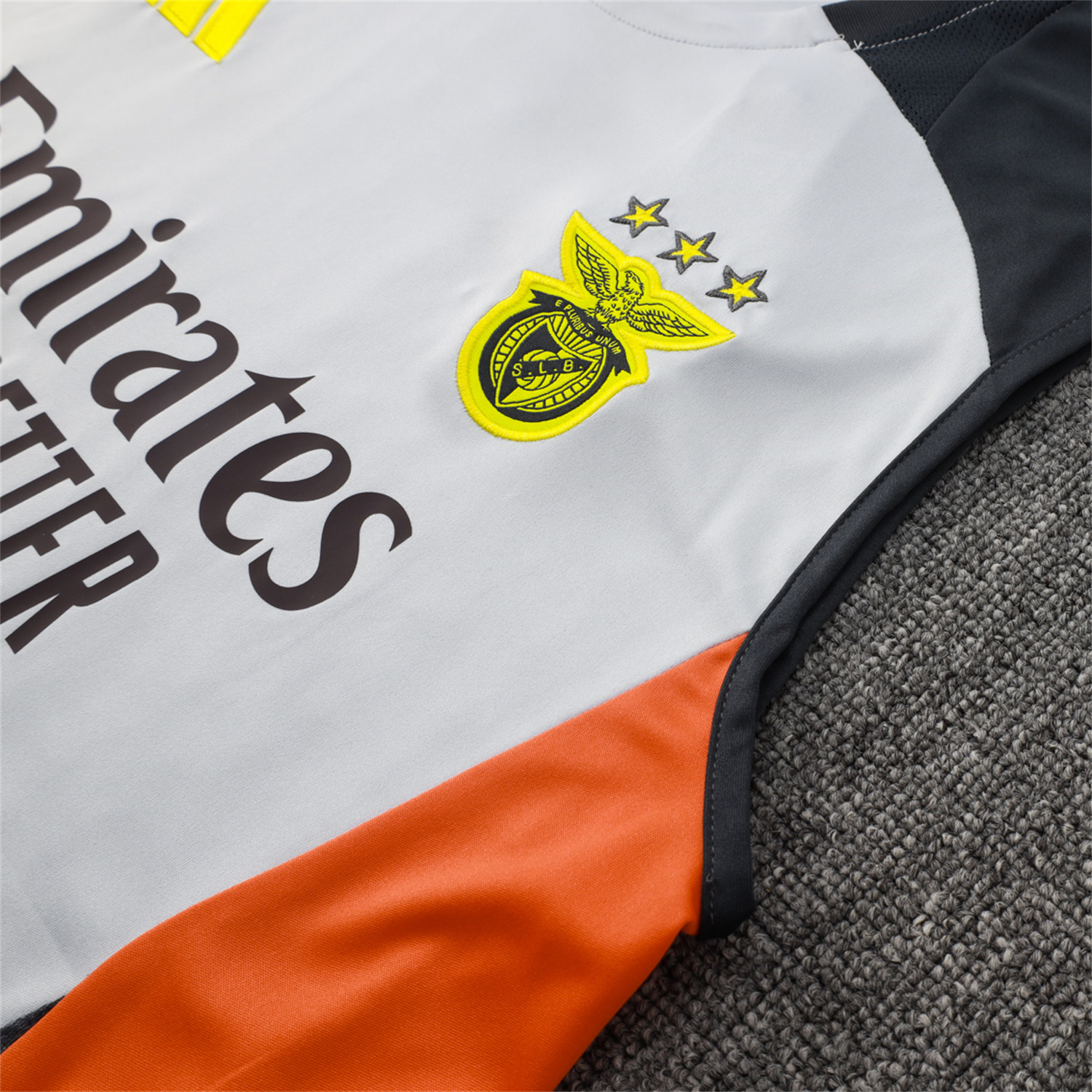 TKH-turbokithub-Benfica 25-26 Vest Training Set - Grey Vest and Deep Grey Shorts