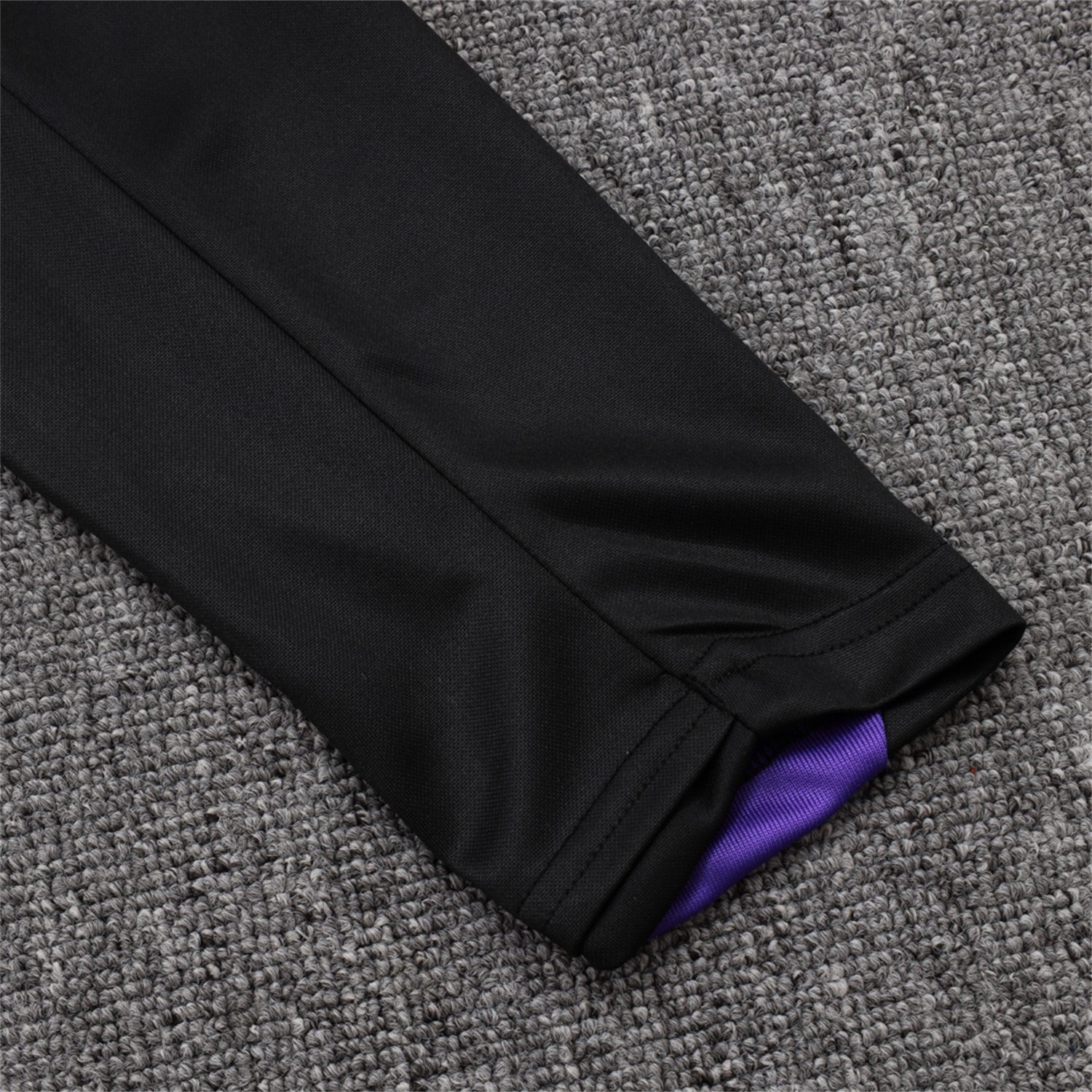 TKH-turbokithub-Barcelona X KB 25-26 Long Sleeve Training Set - Black Top with Purple Badge and Black Pants