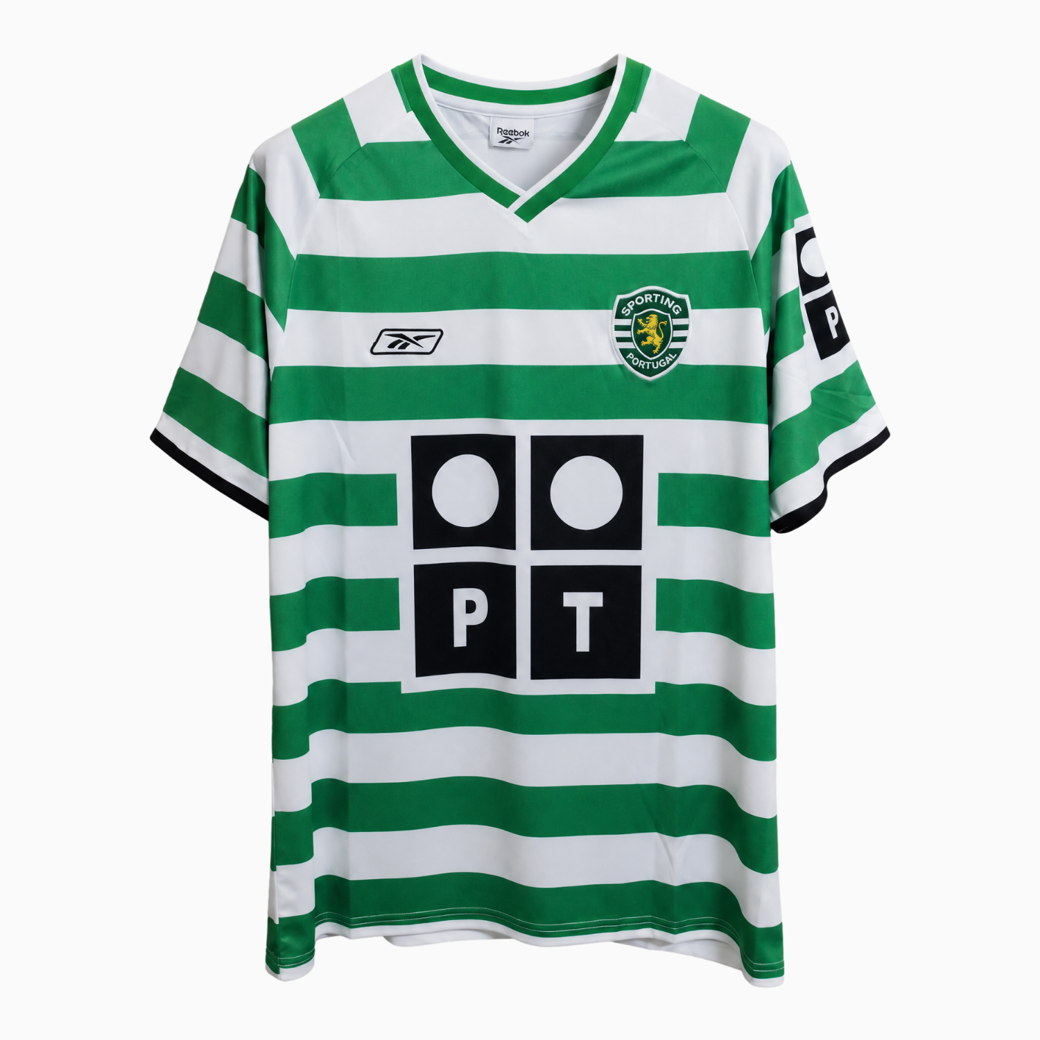TKH-turbokithub-Retro Sporting CP 03-04 Home Stadium Jersey
