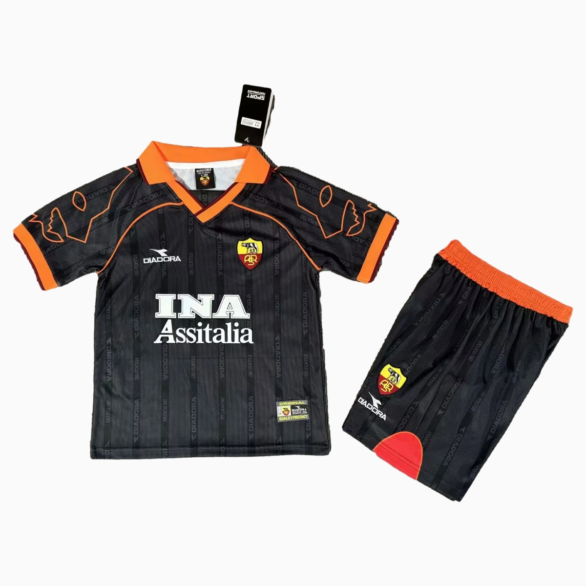 TKH-turbokithub-Retro Roma 1999-00 Third Kids Kit