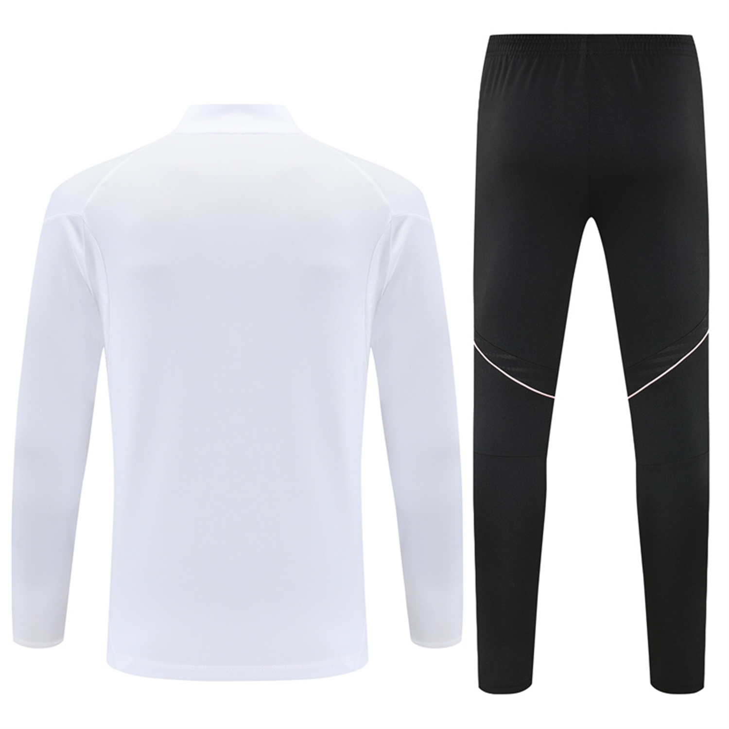 TKH-turbokithub-Juventus 25-26 Long Sleeve Training Set - White Top and Black Pants