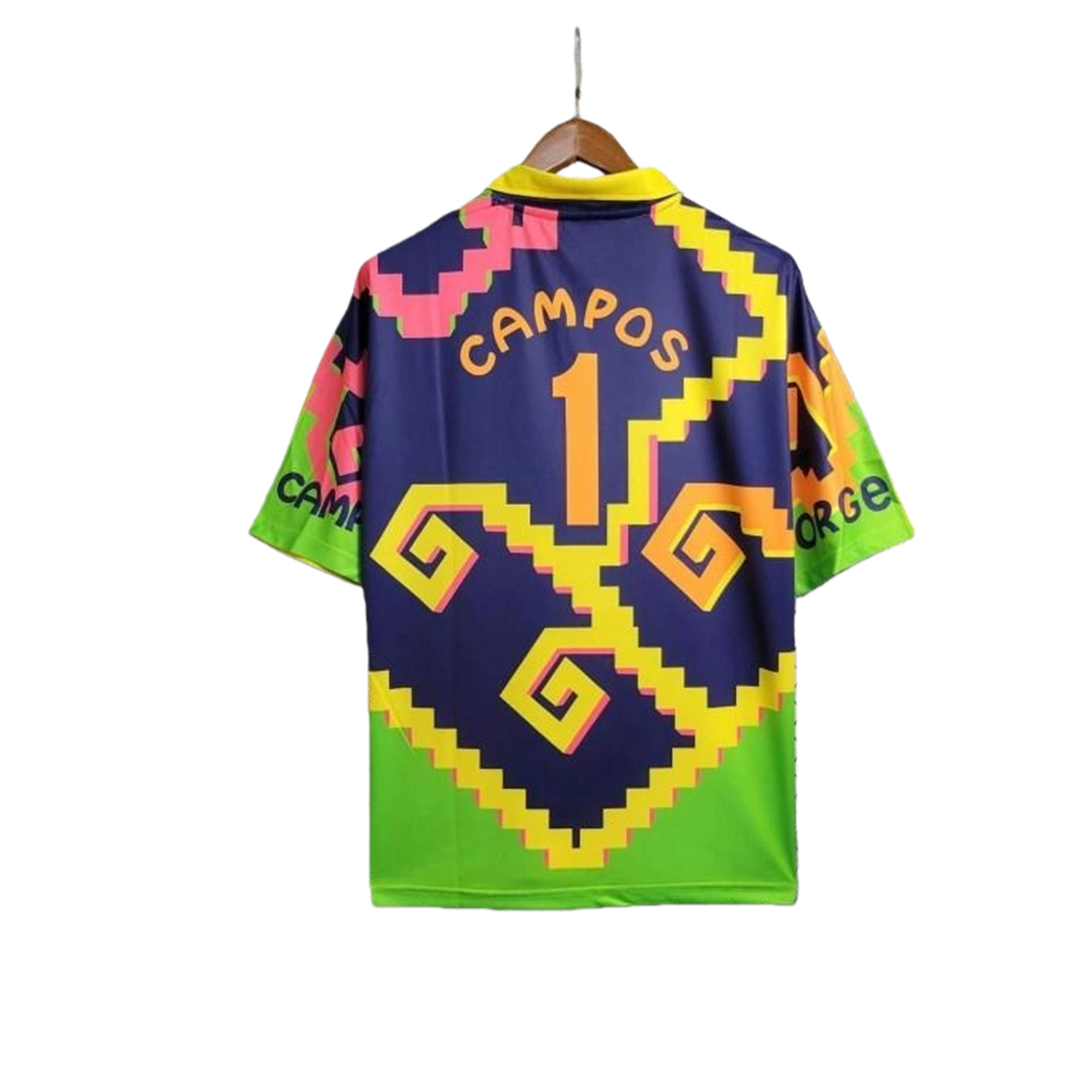 TKH-turbokithub-Retro Mexico 1995 Goalkeeper Green Black Jersey