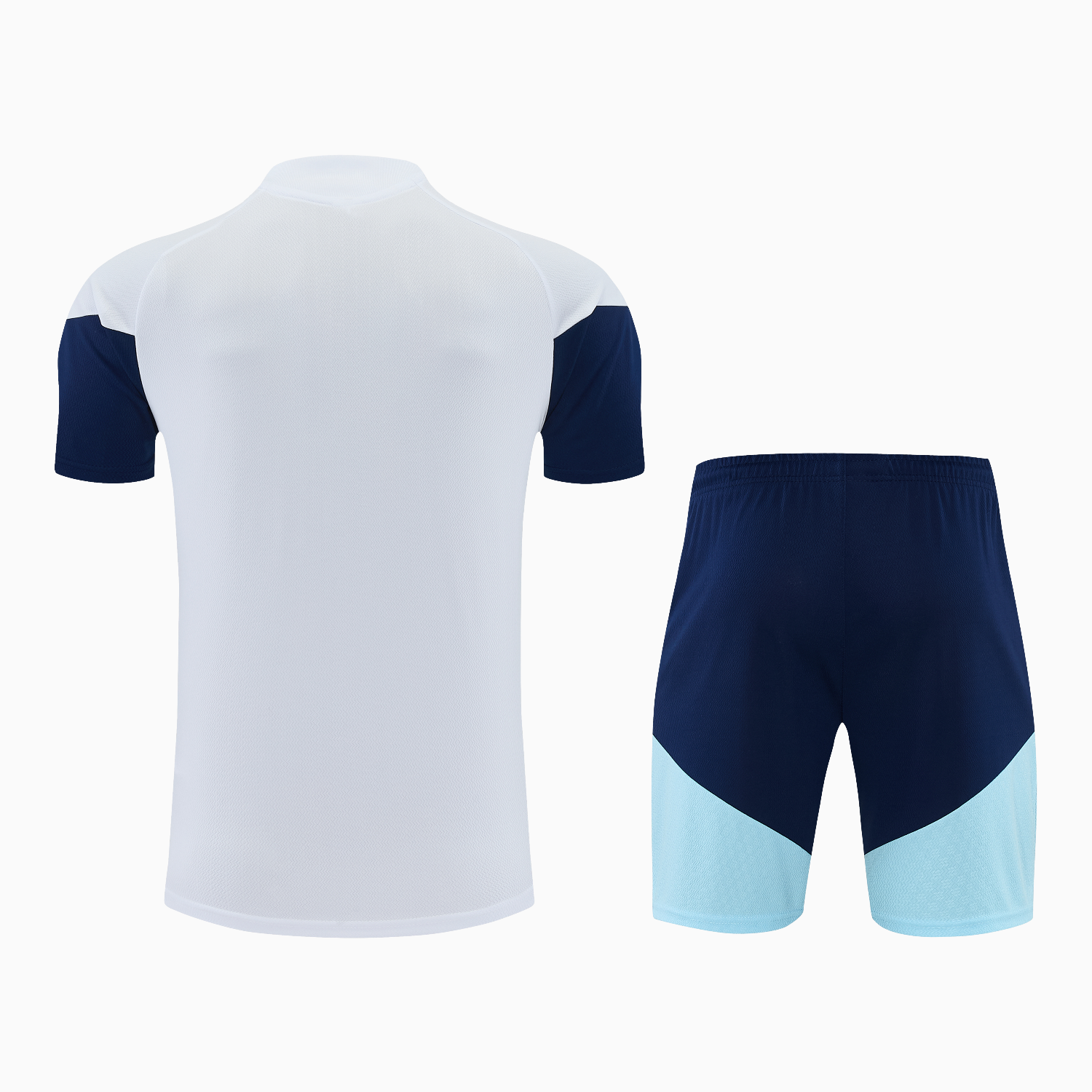 TKH-turbokithub-Argentina 2026 Short-Sleeve Training Set - White Top and Dark Blue Shorts