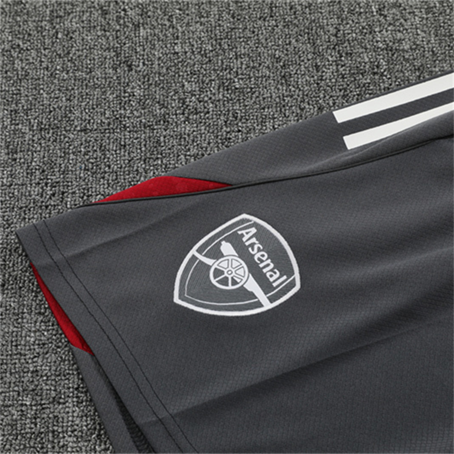 TKH-turbokithub-Arsenal 25-26 Short-Sleeve Training Set- Red Top & Green Shorts