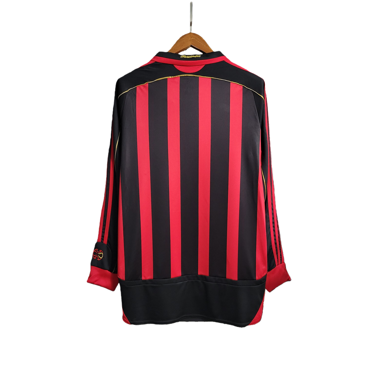 TKH-turbokithub-Retro AC Milan 06-07 Home Stadium Long Sleeve Jersey