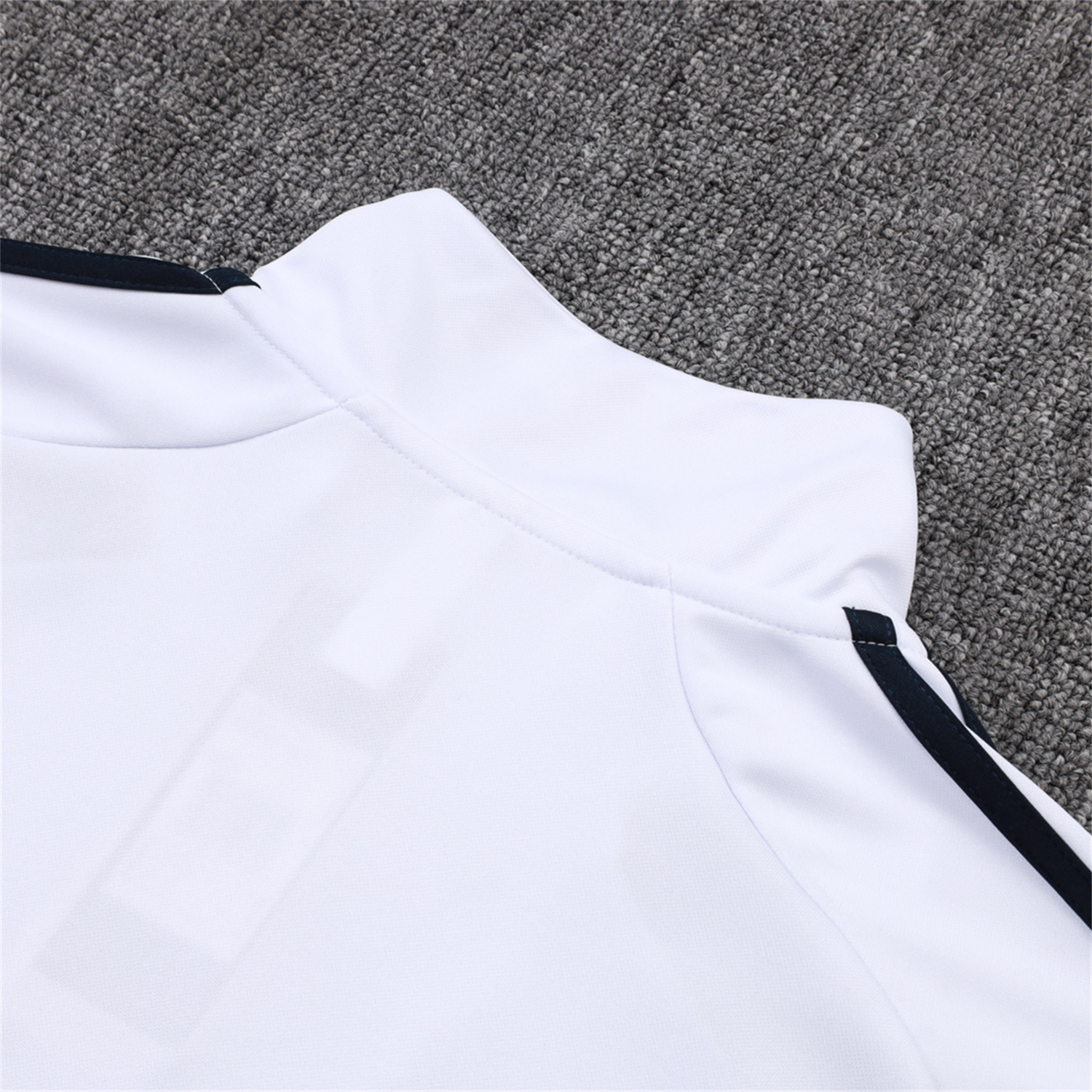 TKH-turbokithub-Real Madrid 25-26 Jacket Training Tracksuit - White Throwback Jackets & Black Pants
