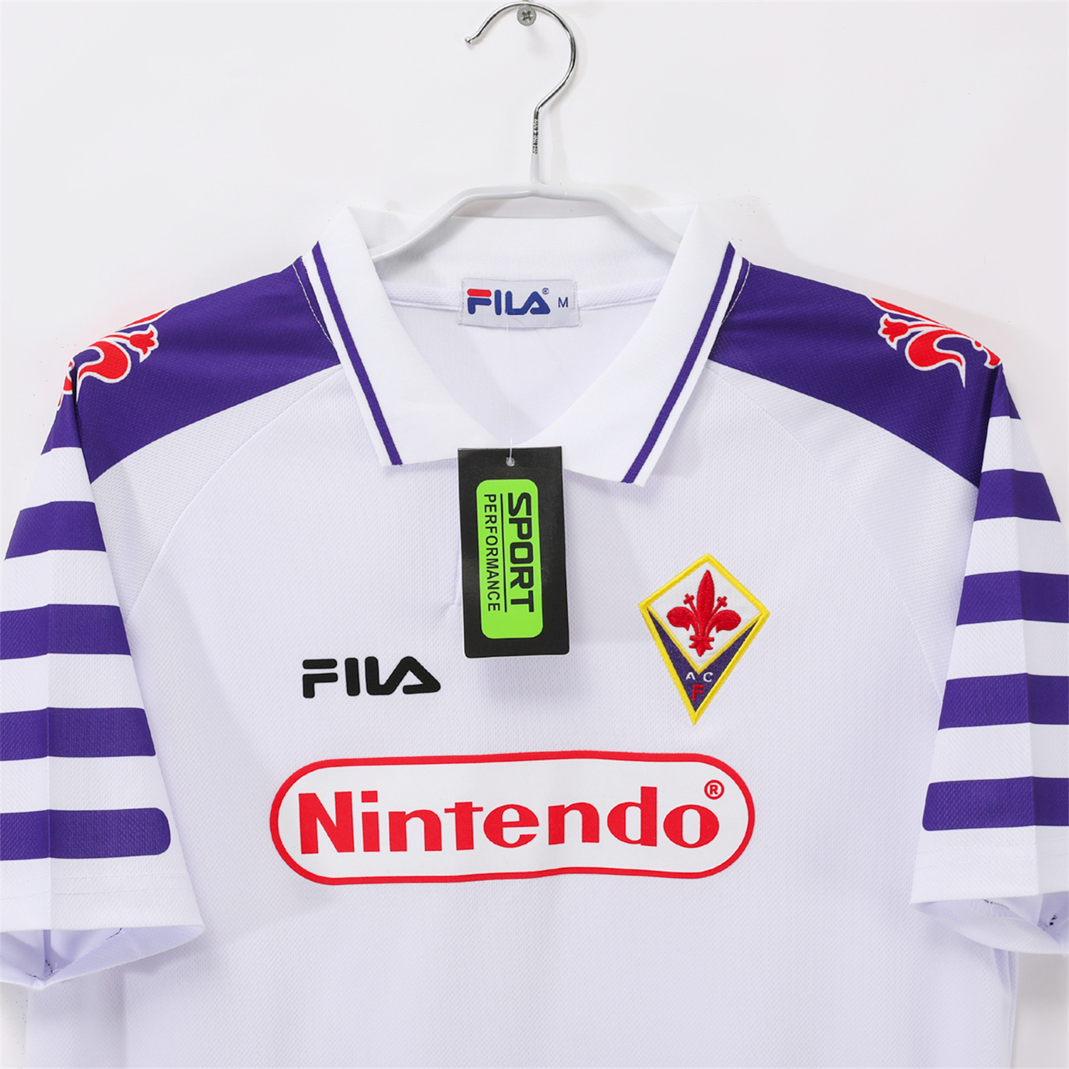 TKH-turbokithub-Retro Fiorentina 1998-99 Away White Jersey