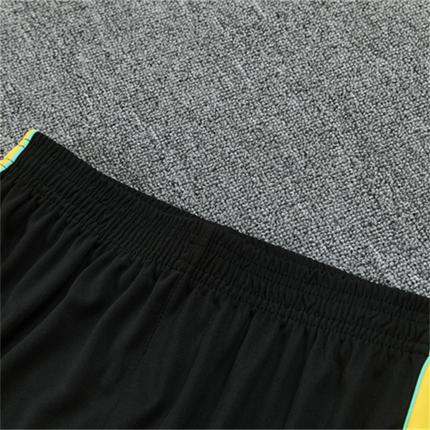 TKH-turbokithub-Brazil X JD 2026 Long Sleeves Training Set - Black Top And Black Yellow Pants