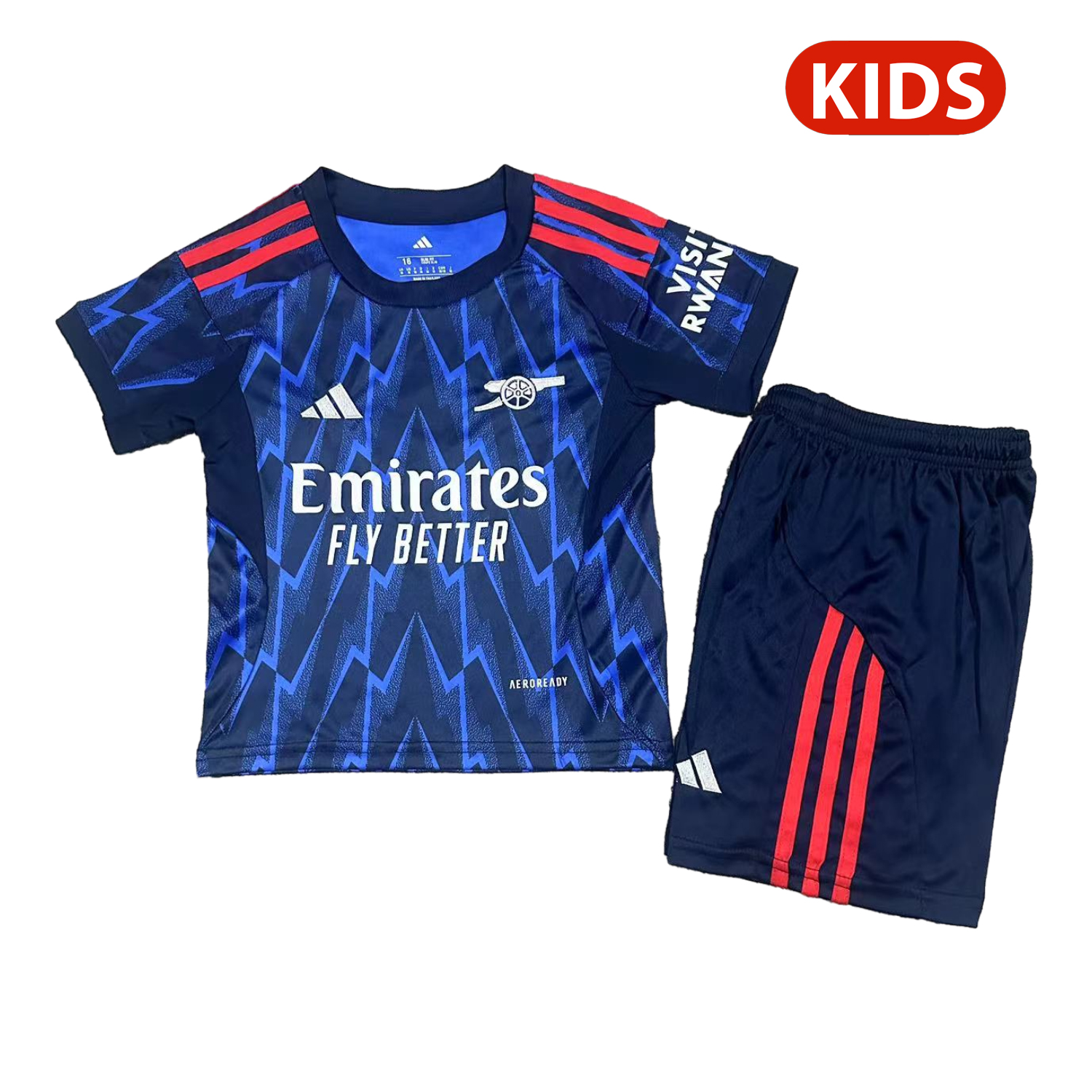 TKH-turbokithub-Arsenal 25-26 Away Kids Kit