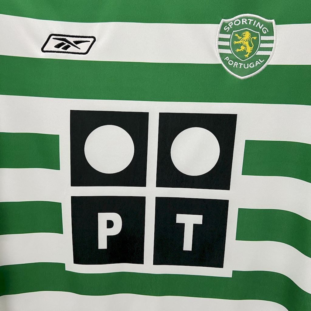 TKH-turbokithub-Retro Sporting CP 03-04 Home Stadium Jersey