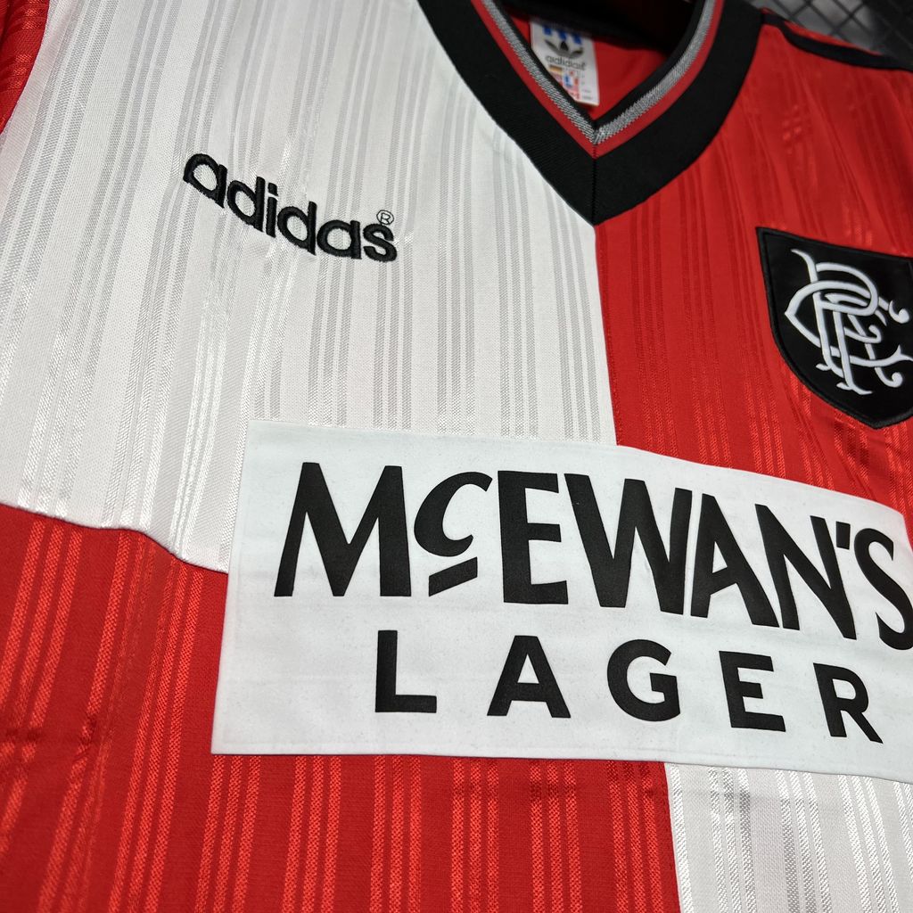 TKH-turbokithub-Retro Glasgow Rangers 1995-96 Away Stadium Jersey