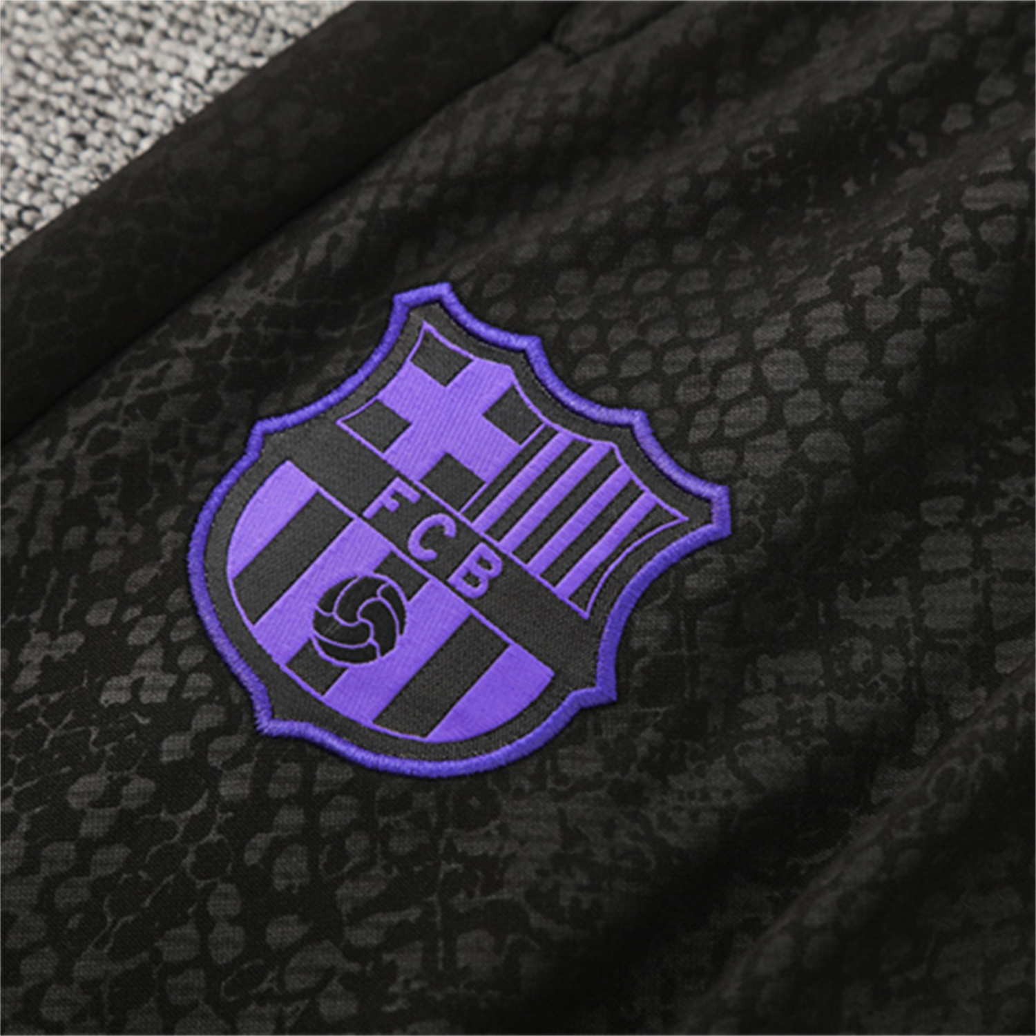 TKH-turbokithub-Barcelona 25-26 X KB Long Sleeve Training Set - Black Top & Black Pants