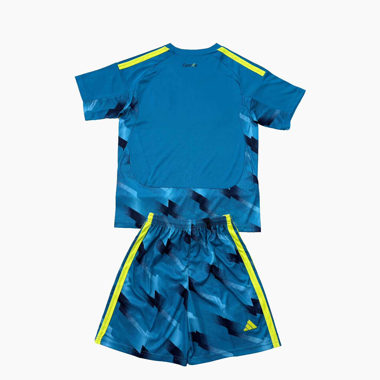 TKH-turbokithub-Spain 2026 Lake Blue Goalkeeper Men's Adult Jersey Set - Fans Version