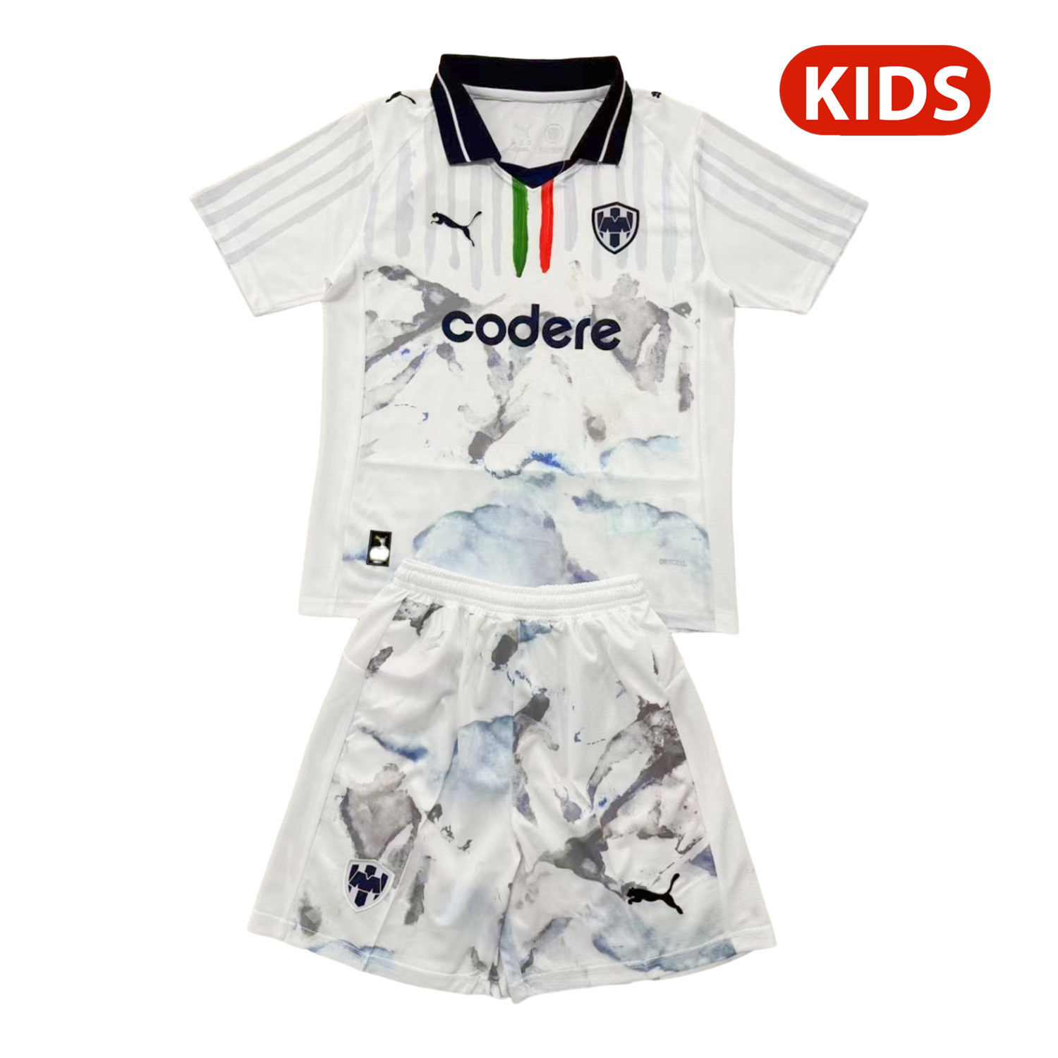 TKH-turbokithub-Rayados Monterrey 25-26 Club World Cup Away White Kids Kit